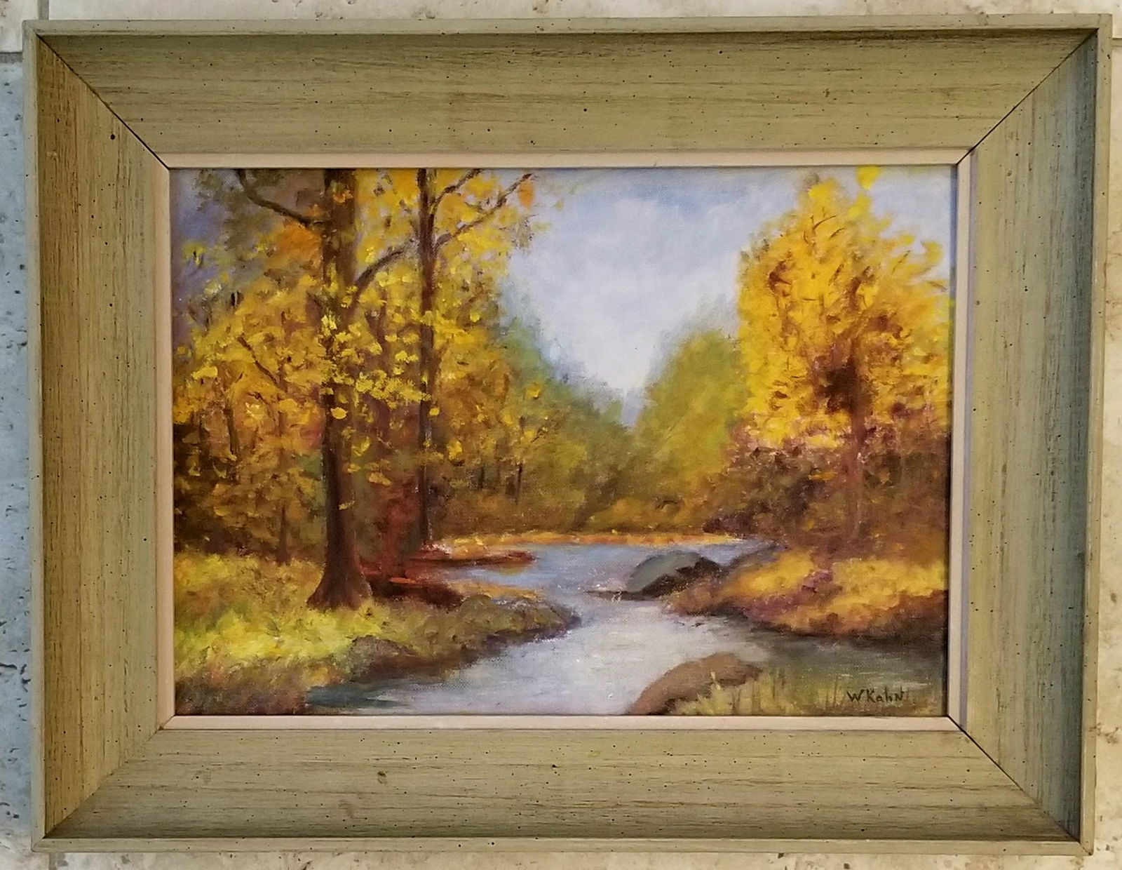 Wolf Kahn Oil on Canvas (1 of 3)