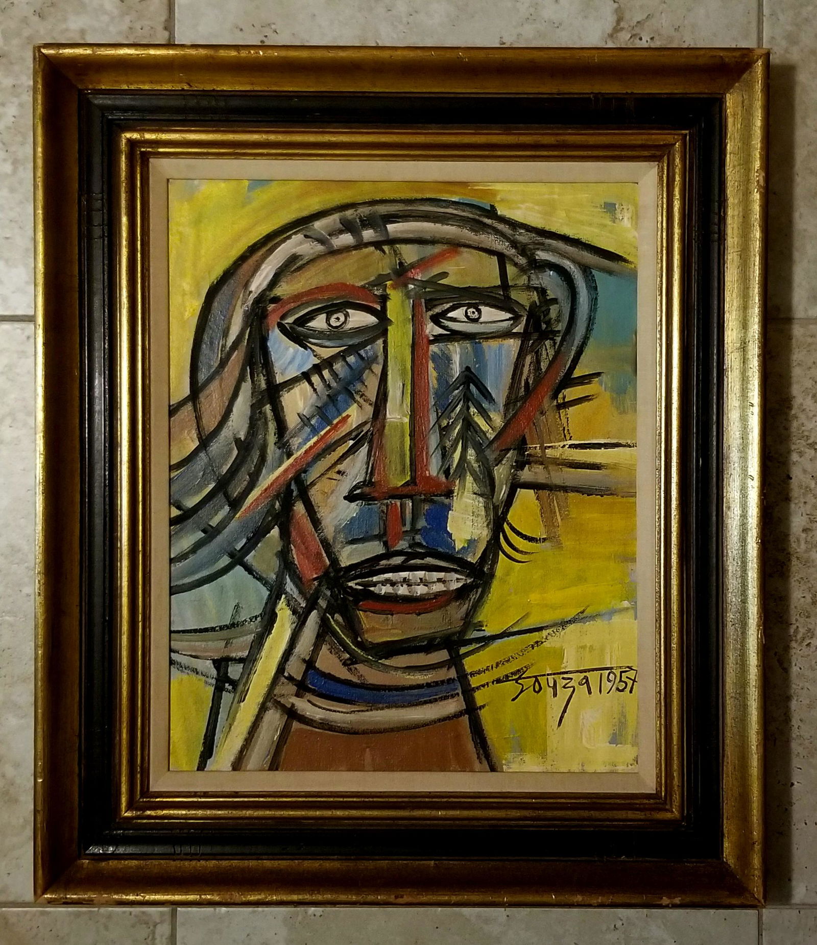Francis Souza 1957 Oil Canvas (1 of 4)