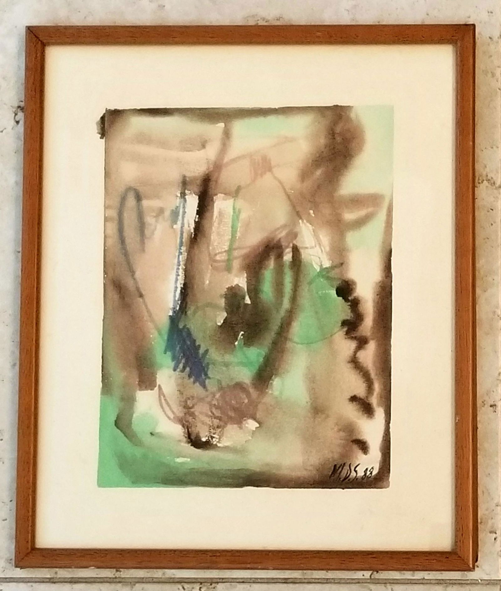 Merton D Simpson 1988 Goauche/Paper (1 of 3)