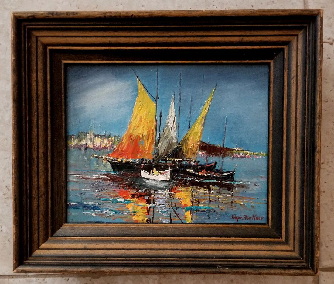Edgar Forkner Oil Board (1 of 4)