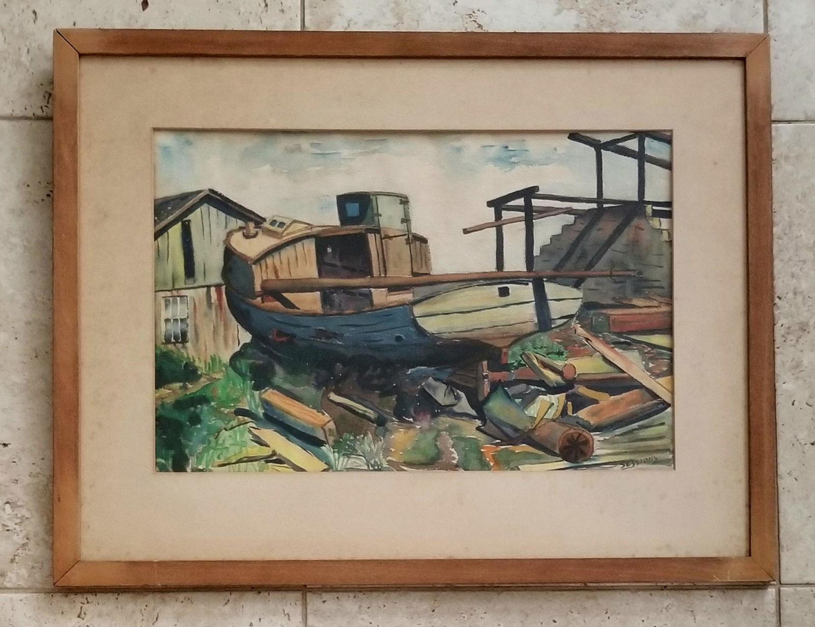 James Milton Sessions Watercolor Painting (1 of 3)