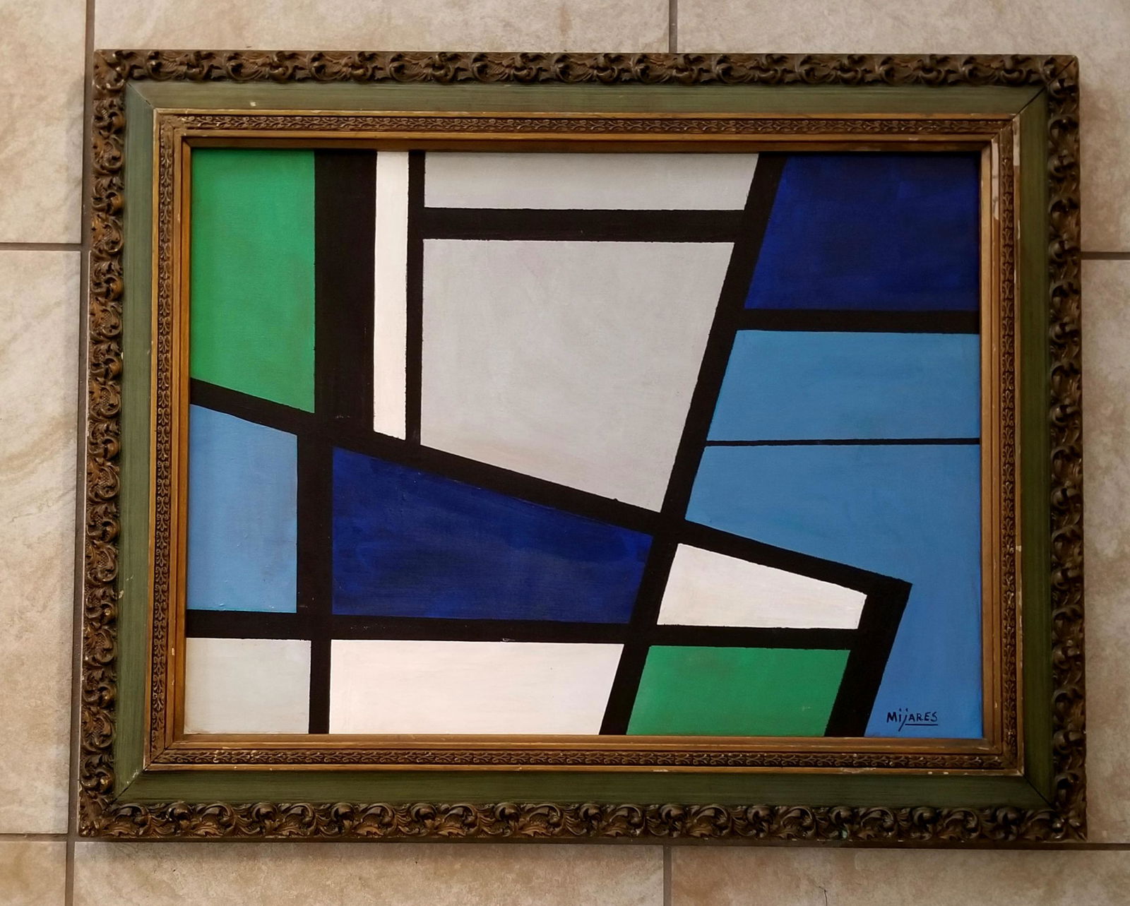 Jose Mijares Abstract Oil Canvas (1 of 4)