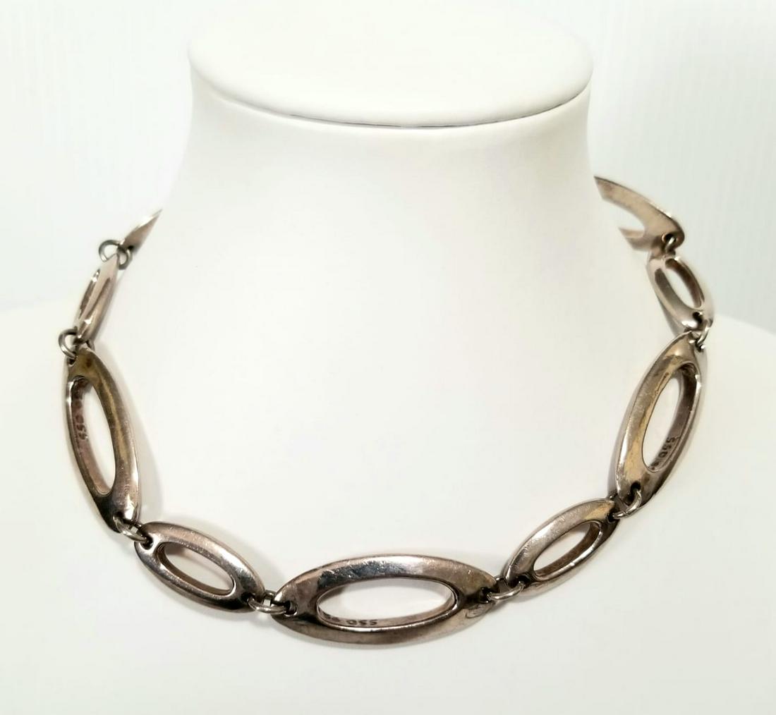 Beautiful SSD 925 Sterling Choker Necklace (1 of 6)