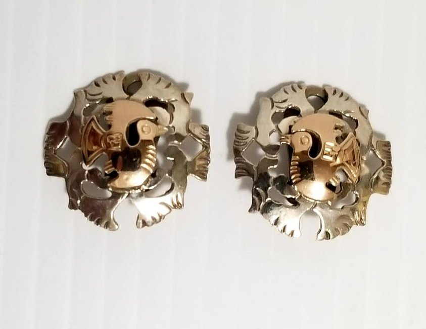 Nice Chavez Peru 925 18KT Bird Earrings (1 of 7)