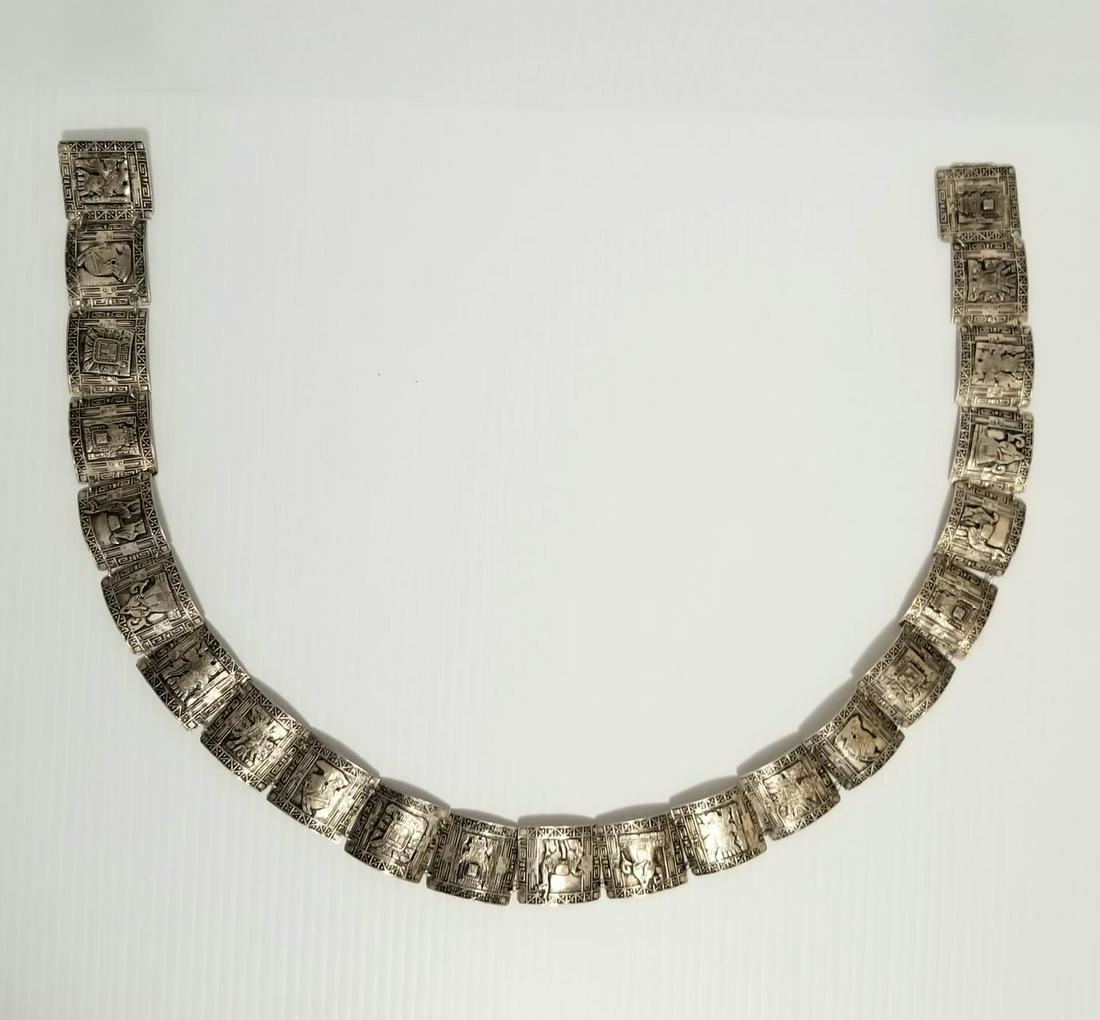 Vintage Hand Made 925 Sterling Peruvian Belt (1 of 16)