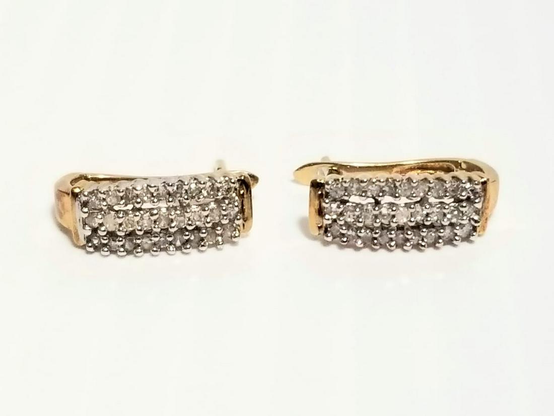 Nice 10KT ADL Diamonds Earrings (1 of 7)