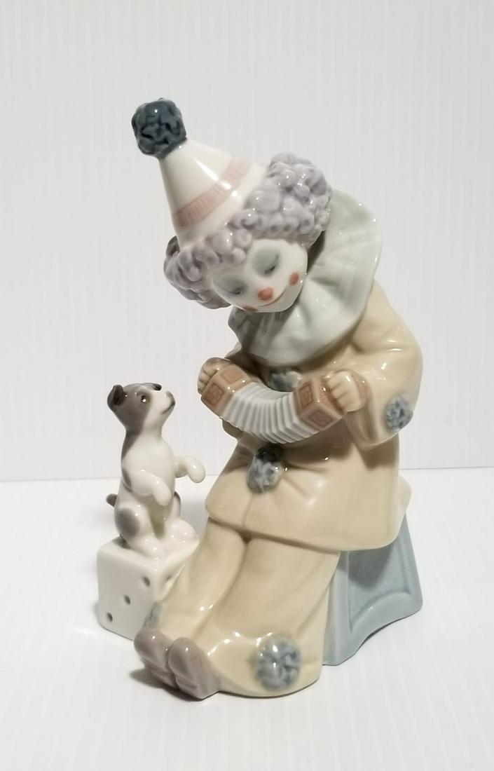 Beautiful Lladro 1985 Clown & Dog Playing Music (1 of 5)