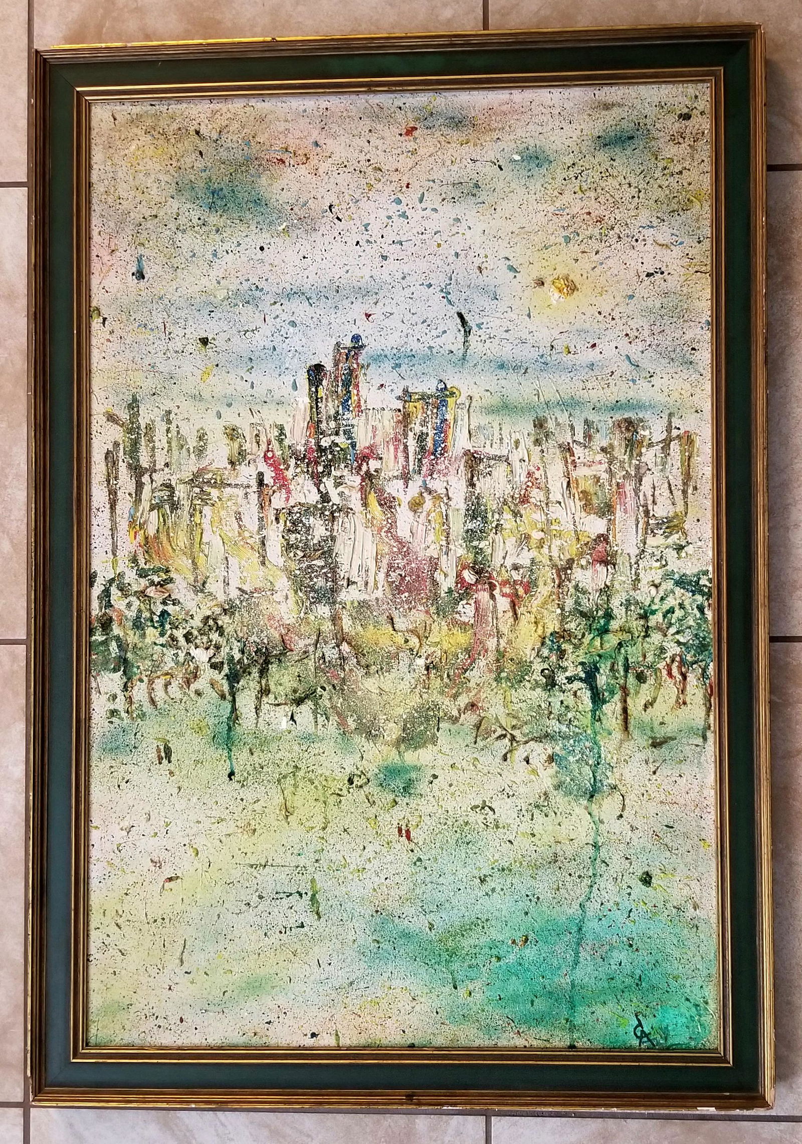 Rolf Cavael Abstract Oil Canvas (1 of 4)