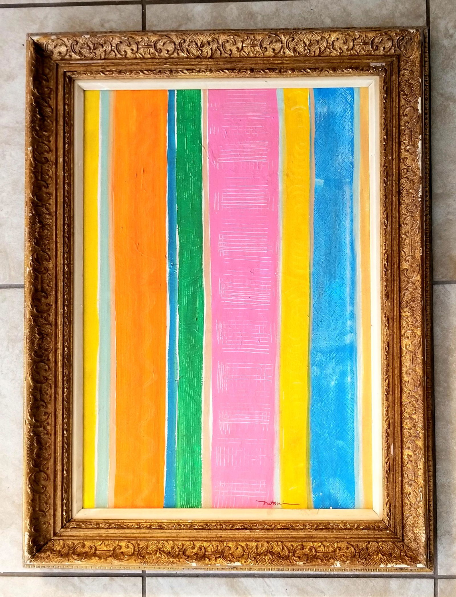 Robert Natkin Acrylic Canvas (1 of 5)