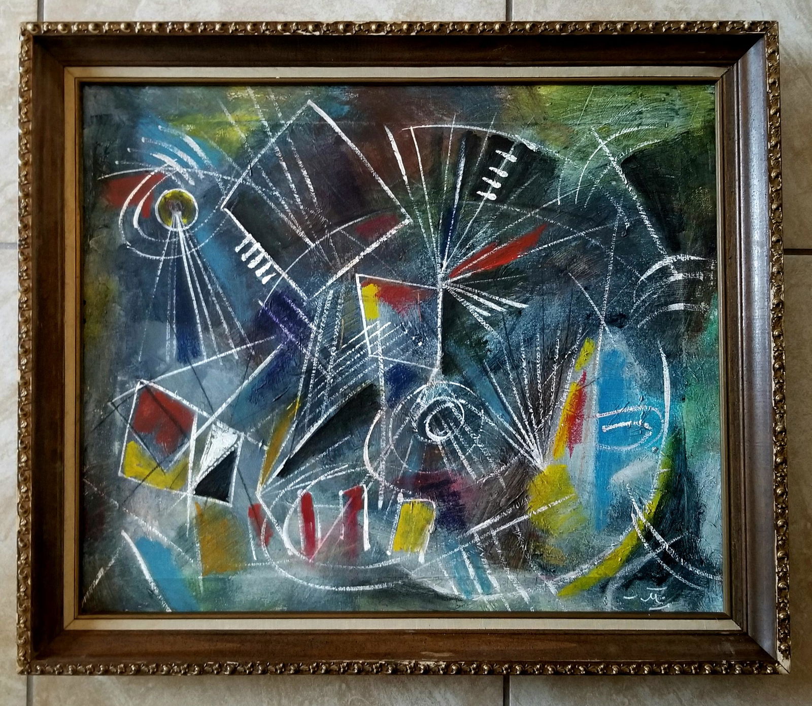 Roberto Matta Oil and Acrylic Canvas (1 of 4)
