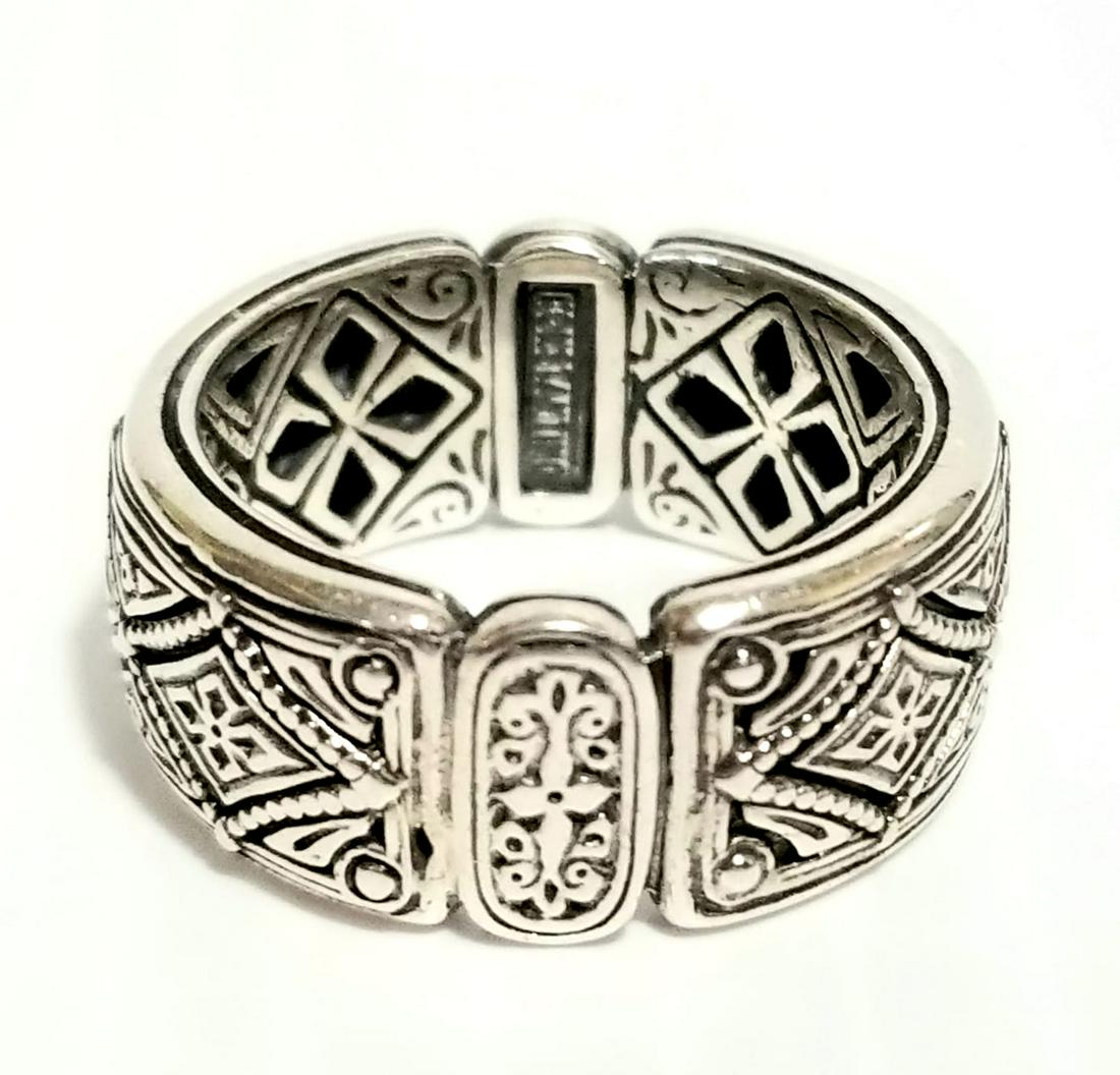 Konstantino Hand Carved Sterling Silver Ring (1 of 6)