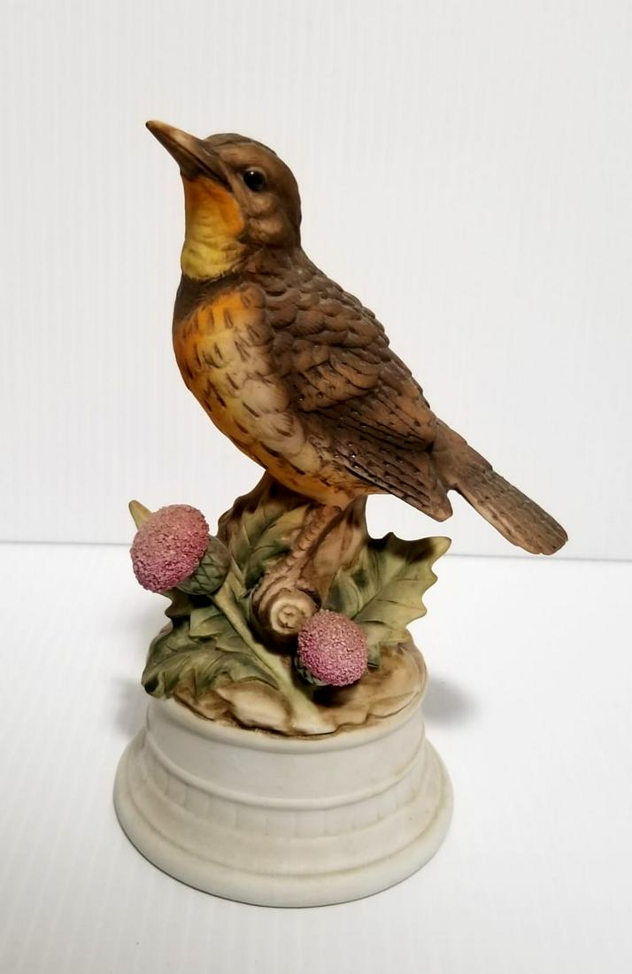 Vintage Meadowlark Bird Porcelain Figurine (1 of 6)