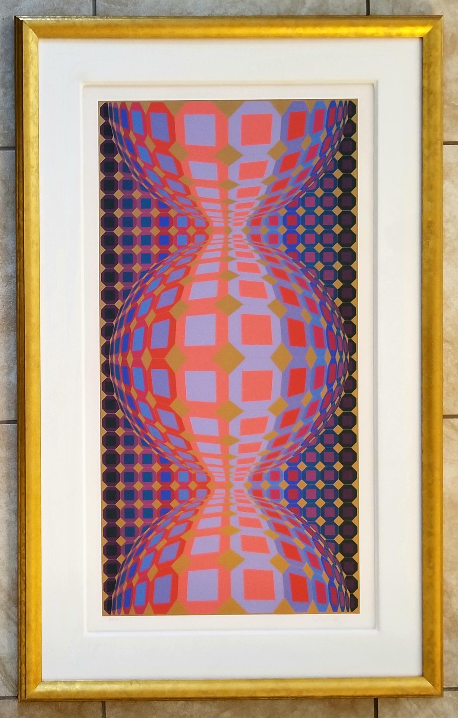 Victor Vasarely 1/10 Colored Lithograph (1 of 4)