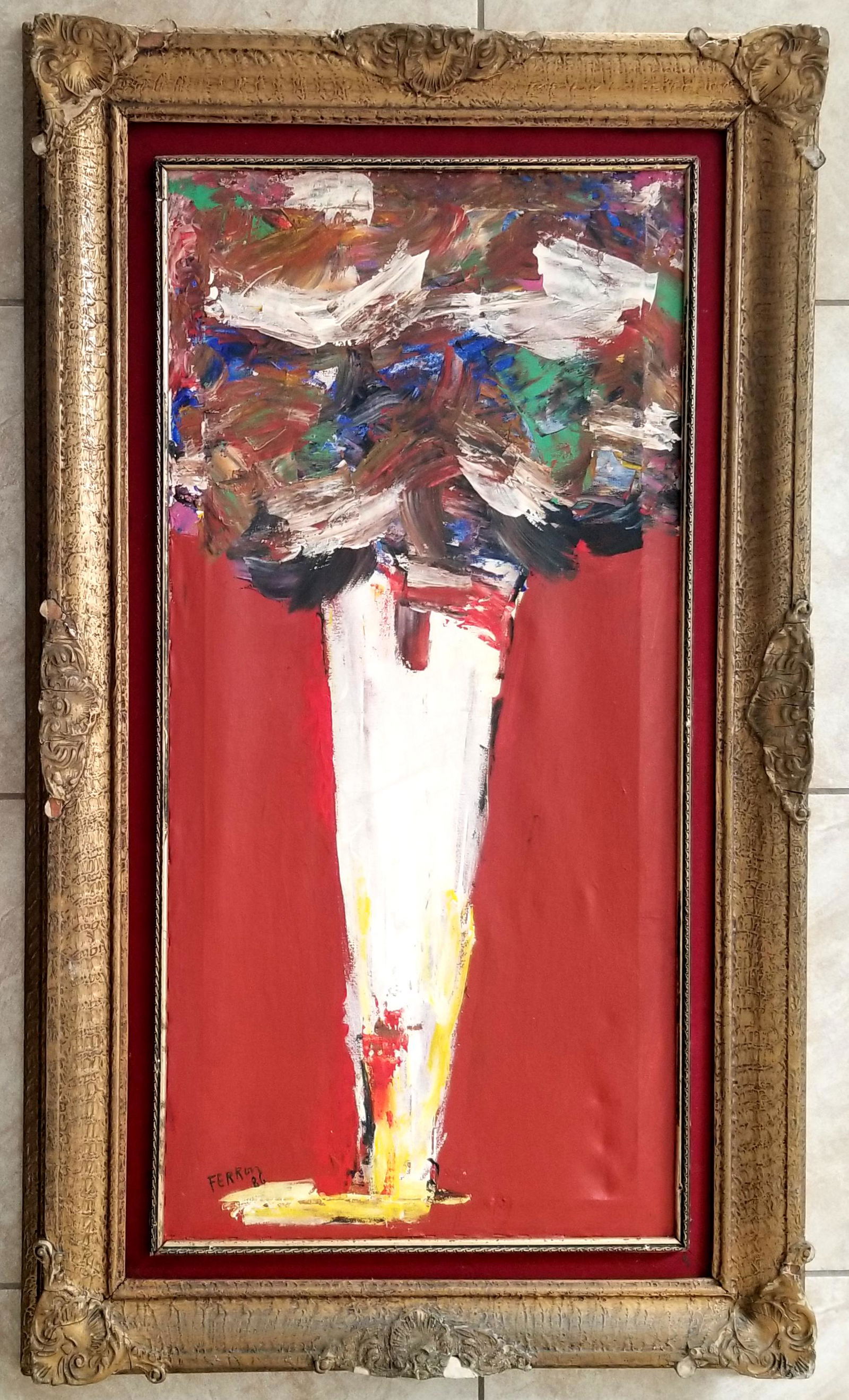 Marcelle Ferron 1986 Canadian Oil Canvas (1 of 6)