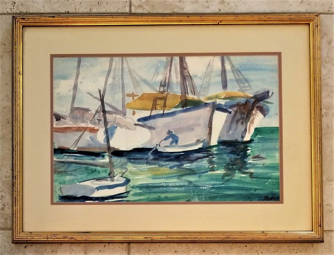 Amazing John Marin American (1870-1953) Watercolor (1 of 3)