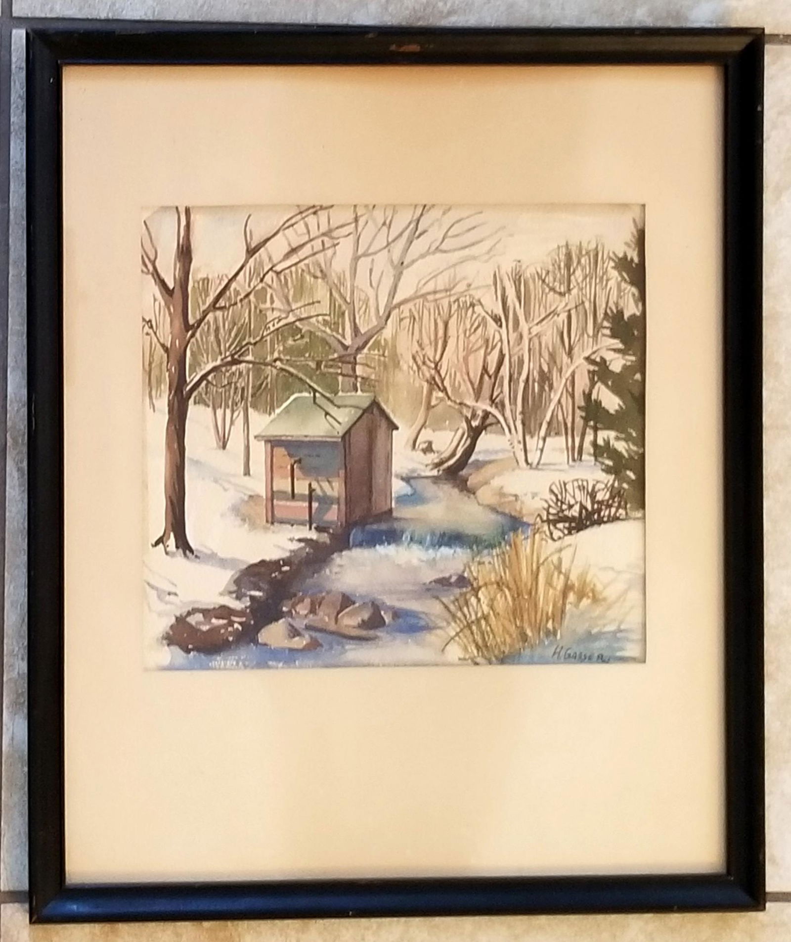 Henry Gasser Signed Watercolor (1 of 3)