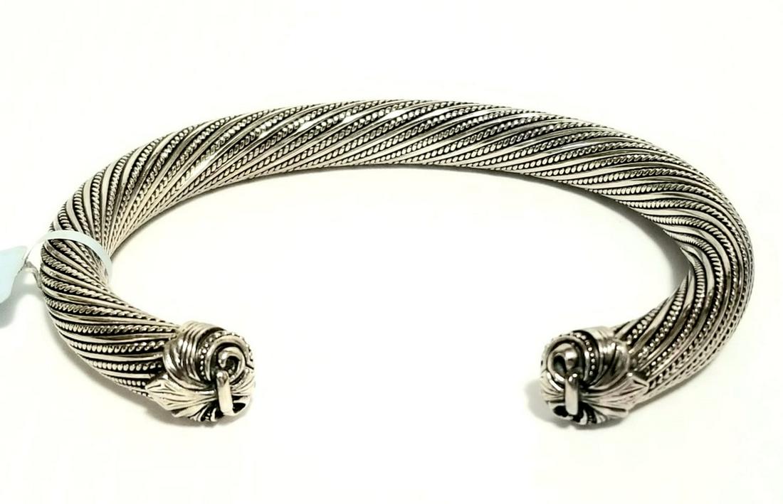 Beautiful Scott Kay Elegant Cuff Sterling Bracelet (1 of 10)