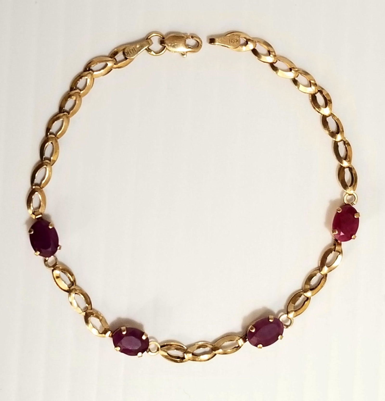 Amazing Clyde Dunier 10KT Ruby Bracelet (1 of 9)