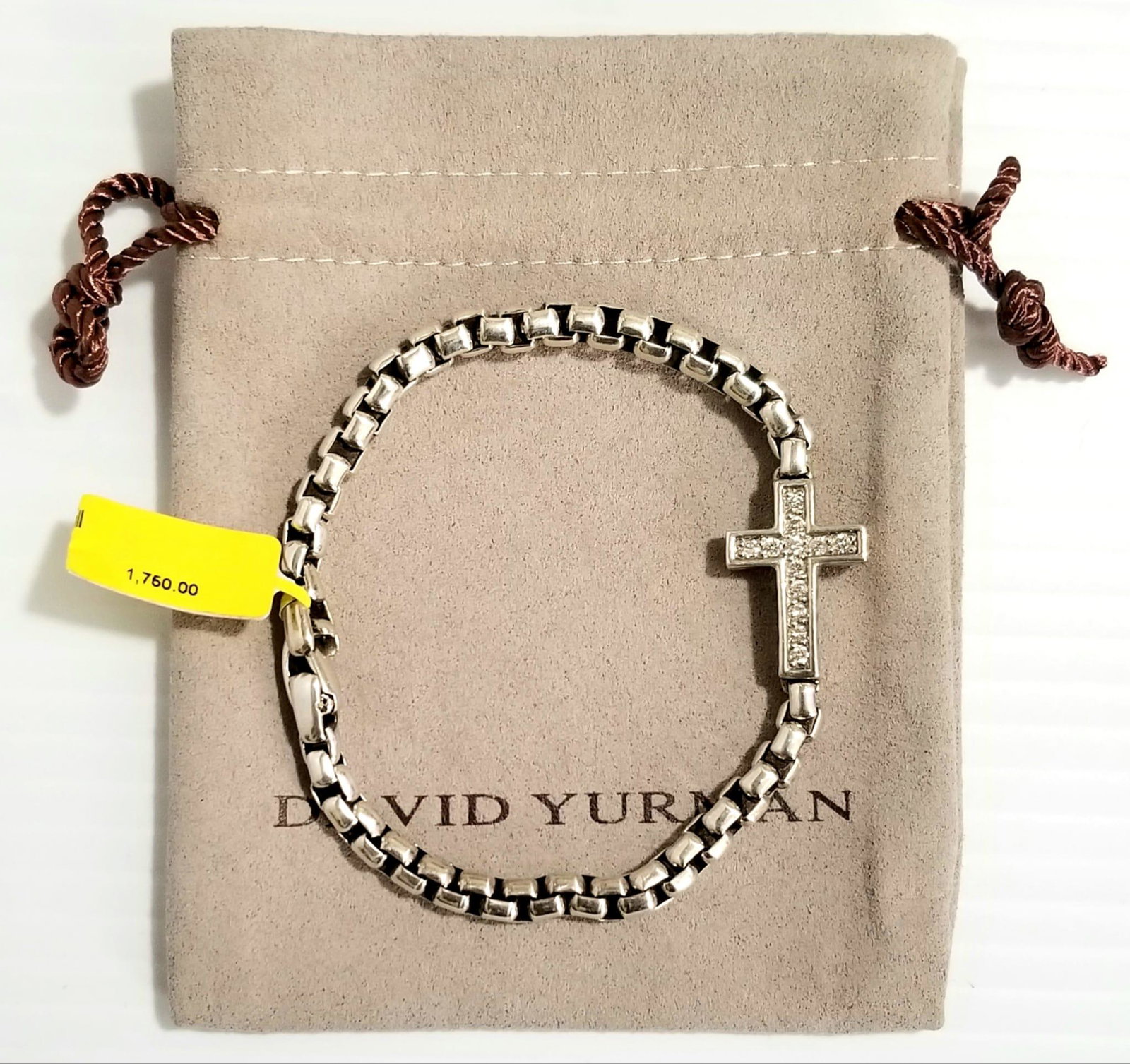 Amazing David Yurman 925 Diamonds Bracelet (1 of 4)