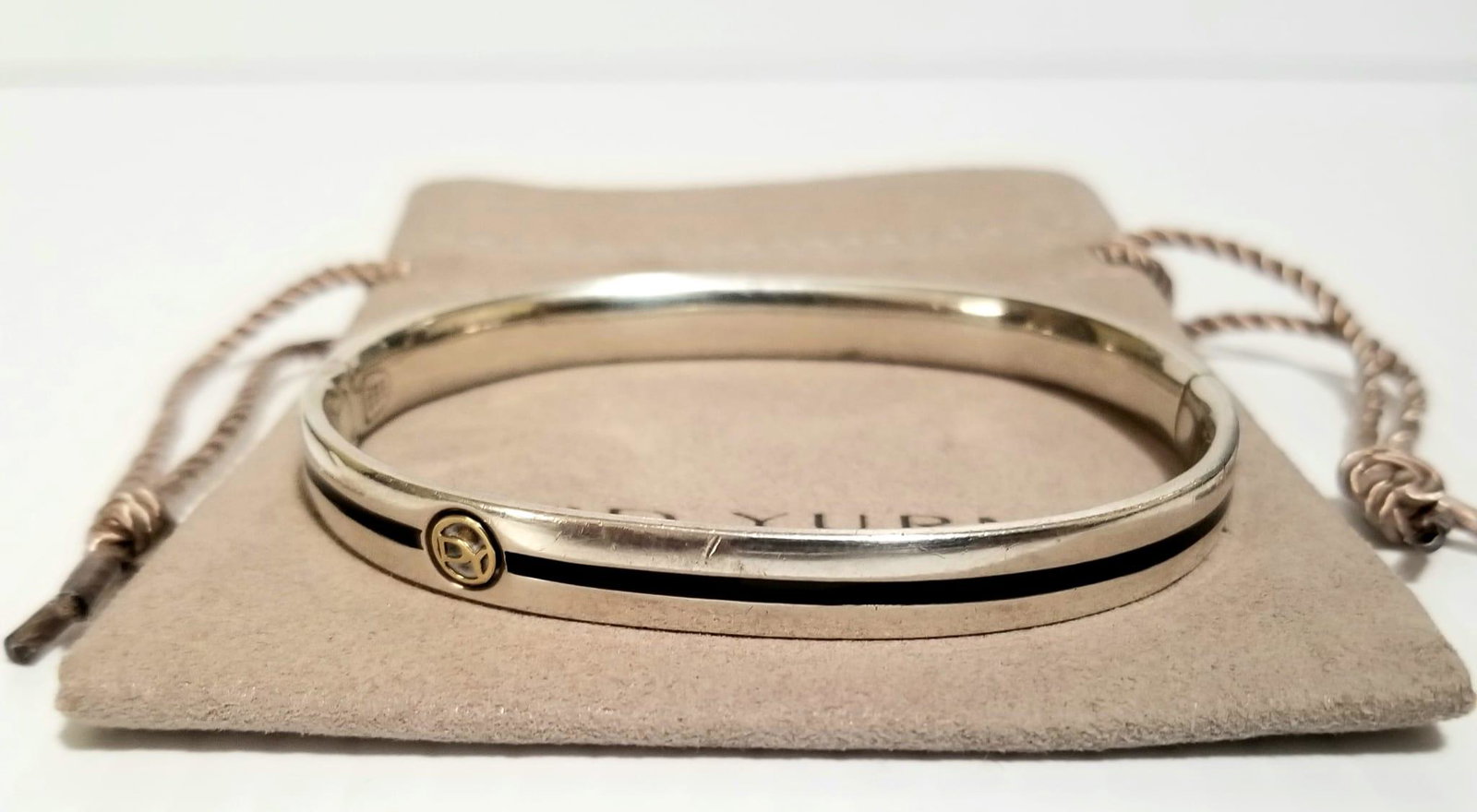 Amazing David Yurman 925 750 Bracelet (1 of 9)