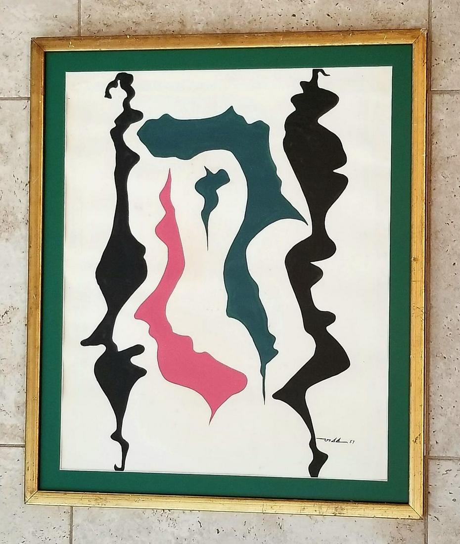 Pedro de Oraa Mixed Media Paper 1957 (1 of 3)