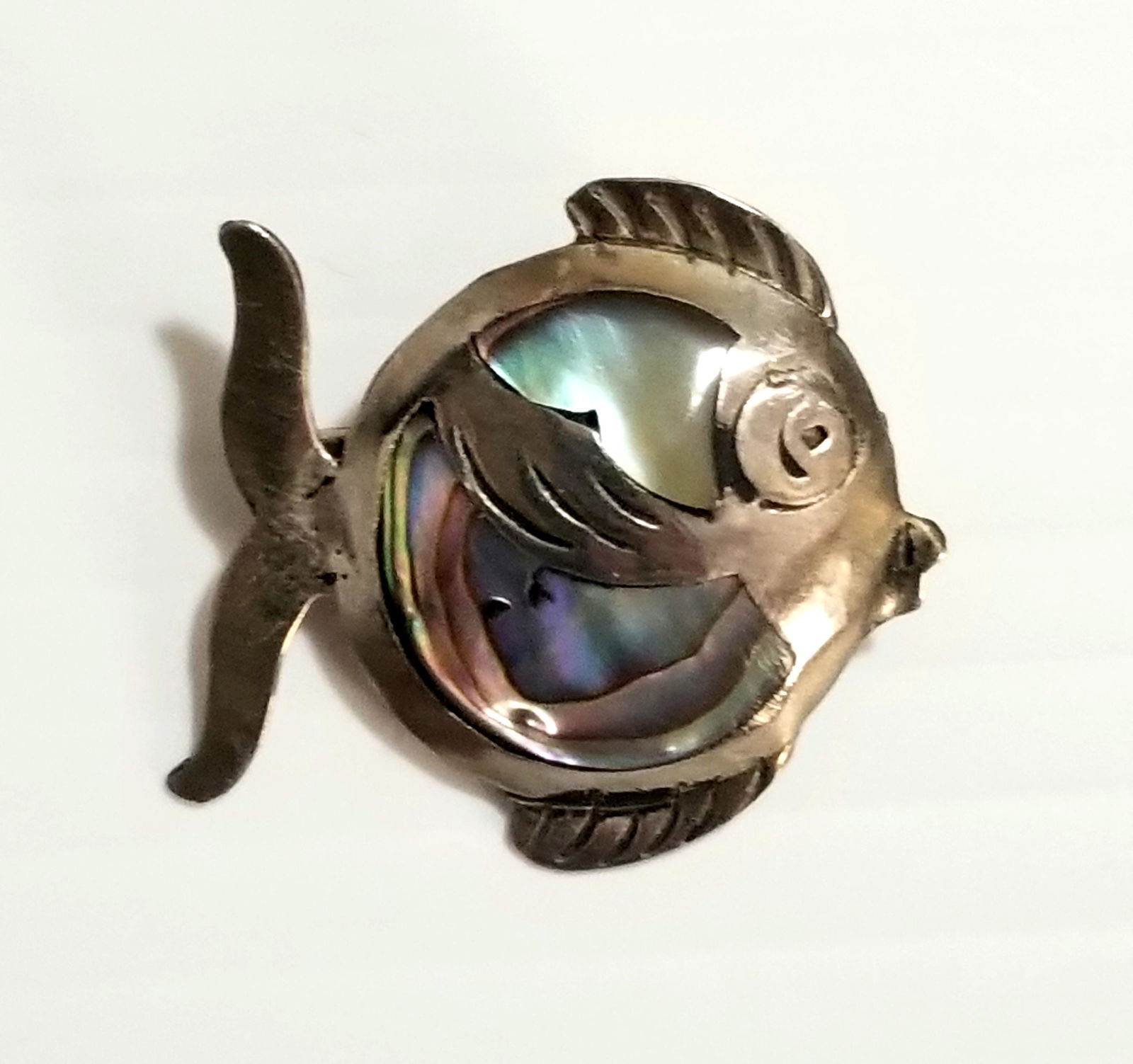 Vintage Taxco Mexico Fish Pin Brooch (1 of 3)