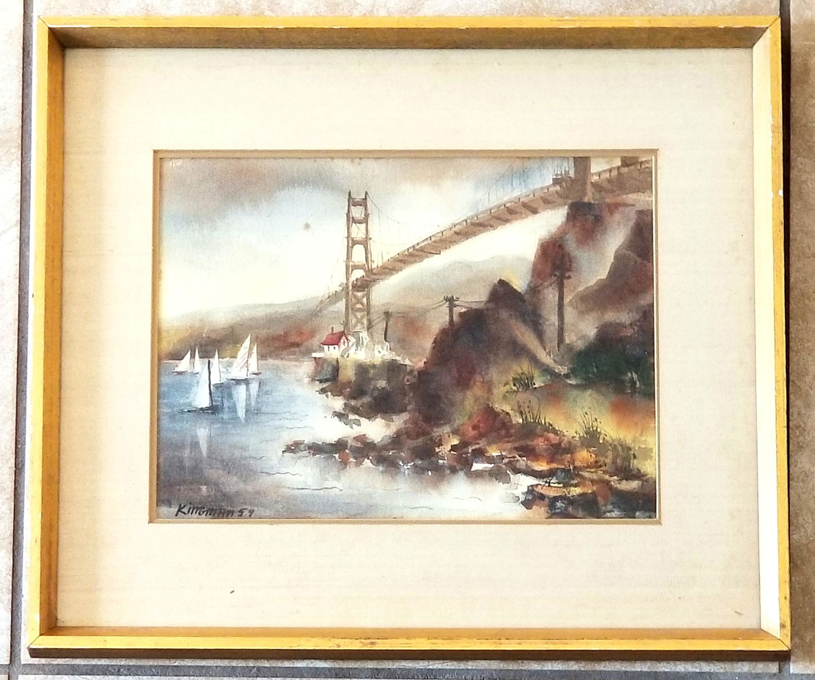 Amazing Dong Kingman 1959 Watercolor/Paper (1 of 3)