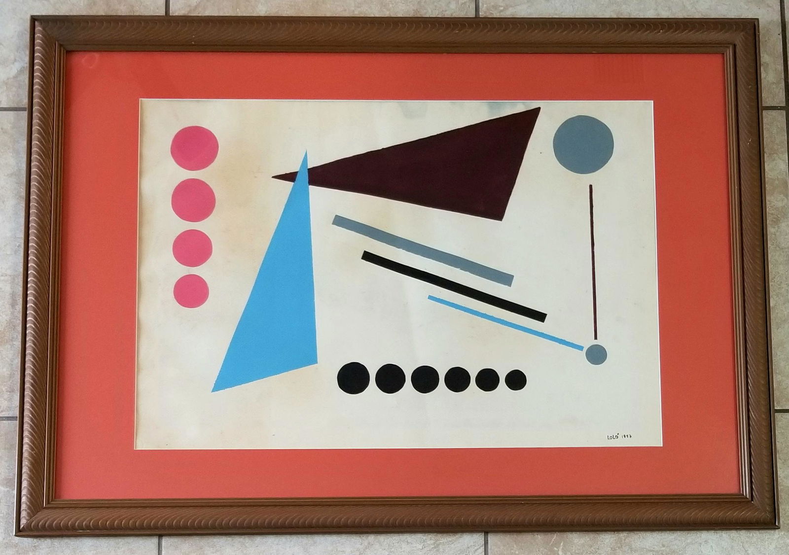 Lolo Soldevilla 1957 Tempera/Heavy Paper (1 of 4)