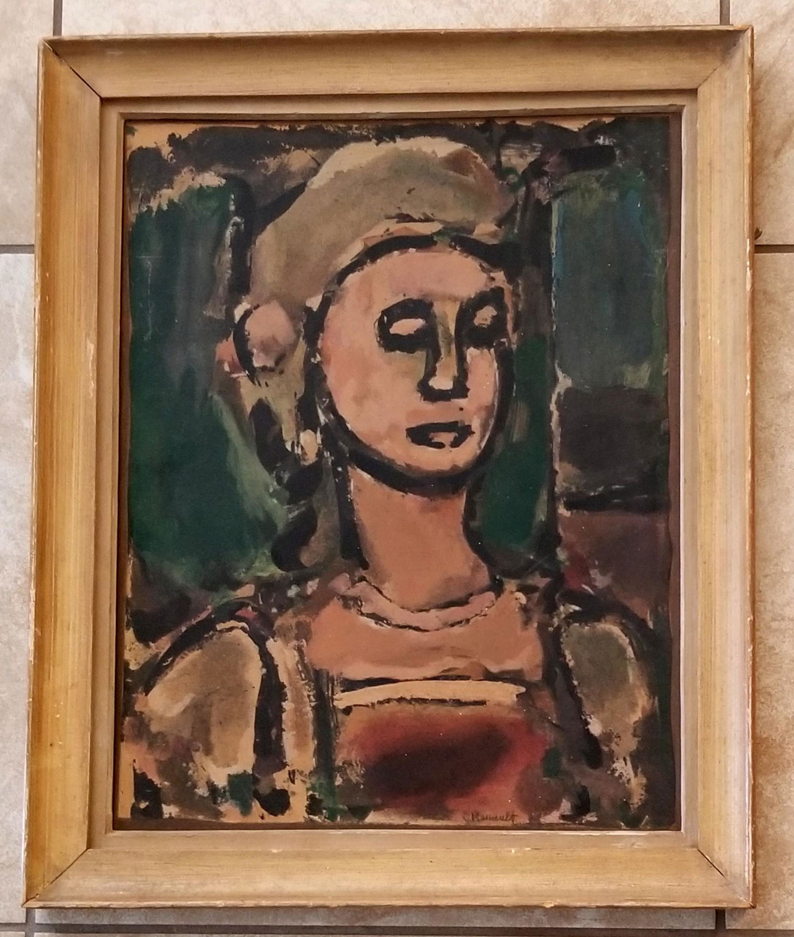 Georges Rouault Aquatint Painted in Colors (1 of 2)