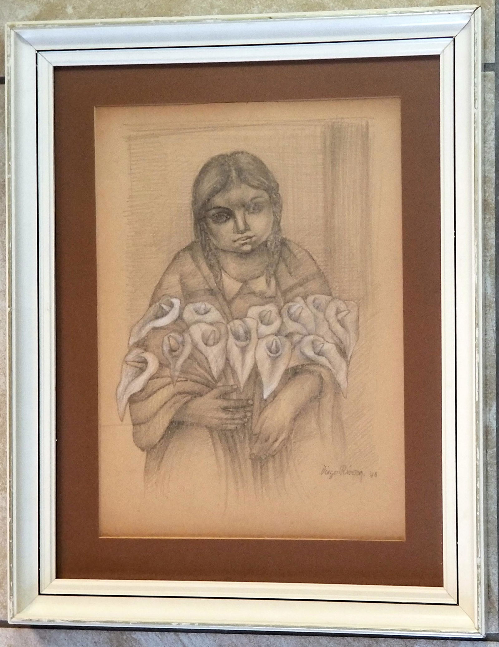 Diego Rivera Drawing/Paper (1 of 2)