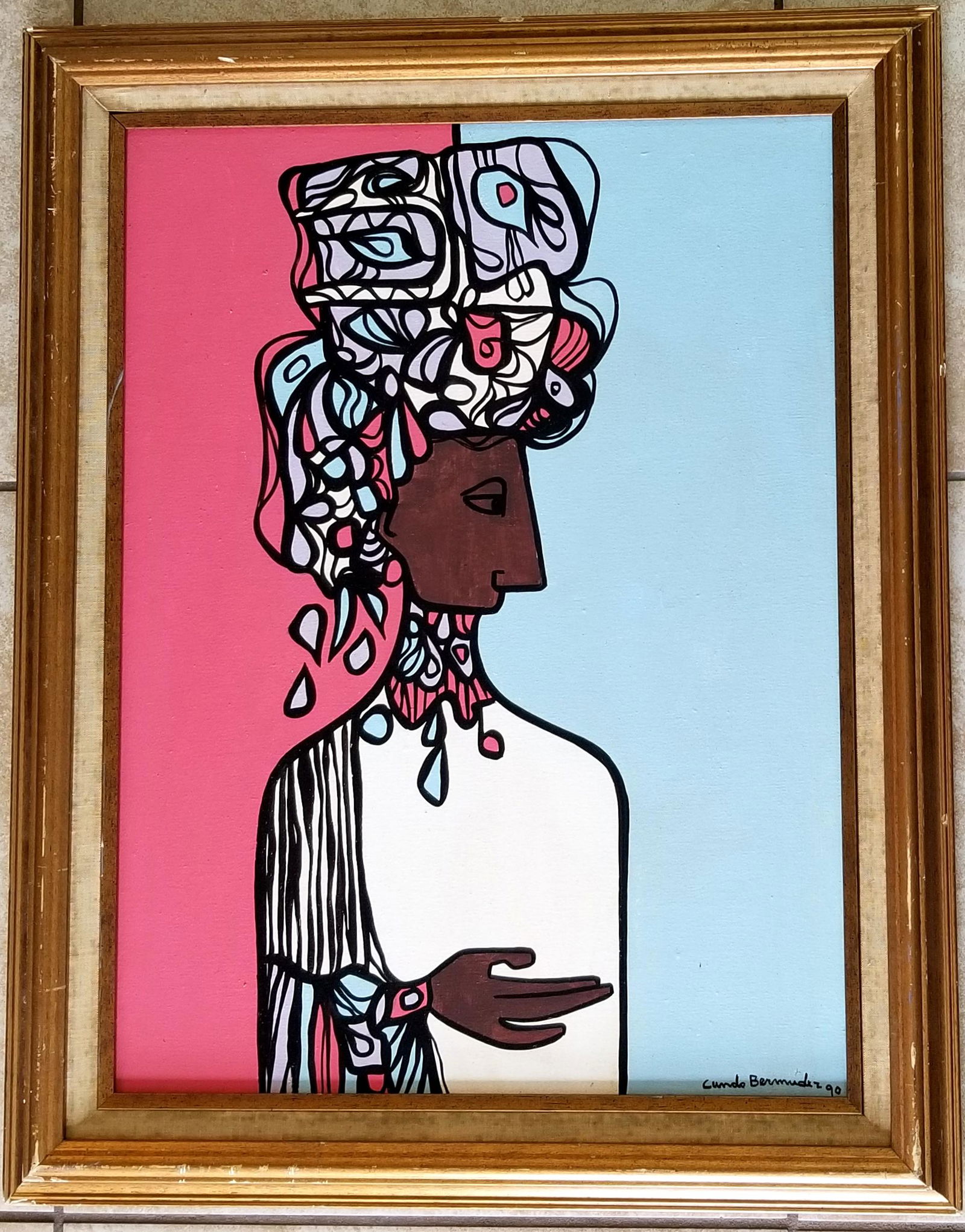 Cundo Bermudez Oil Canvas (1 of 2)