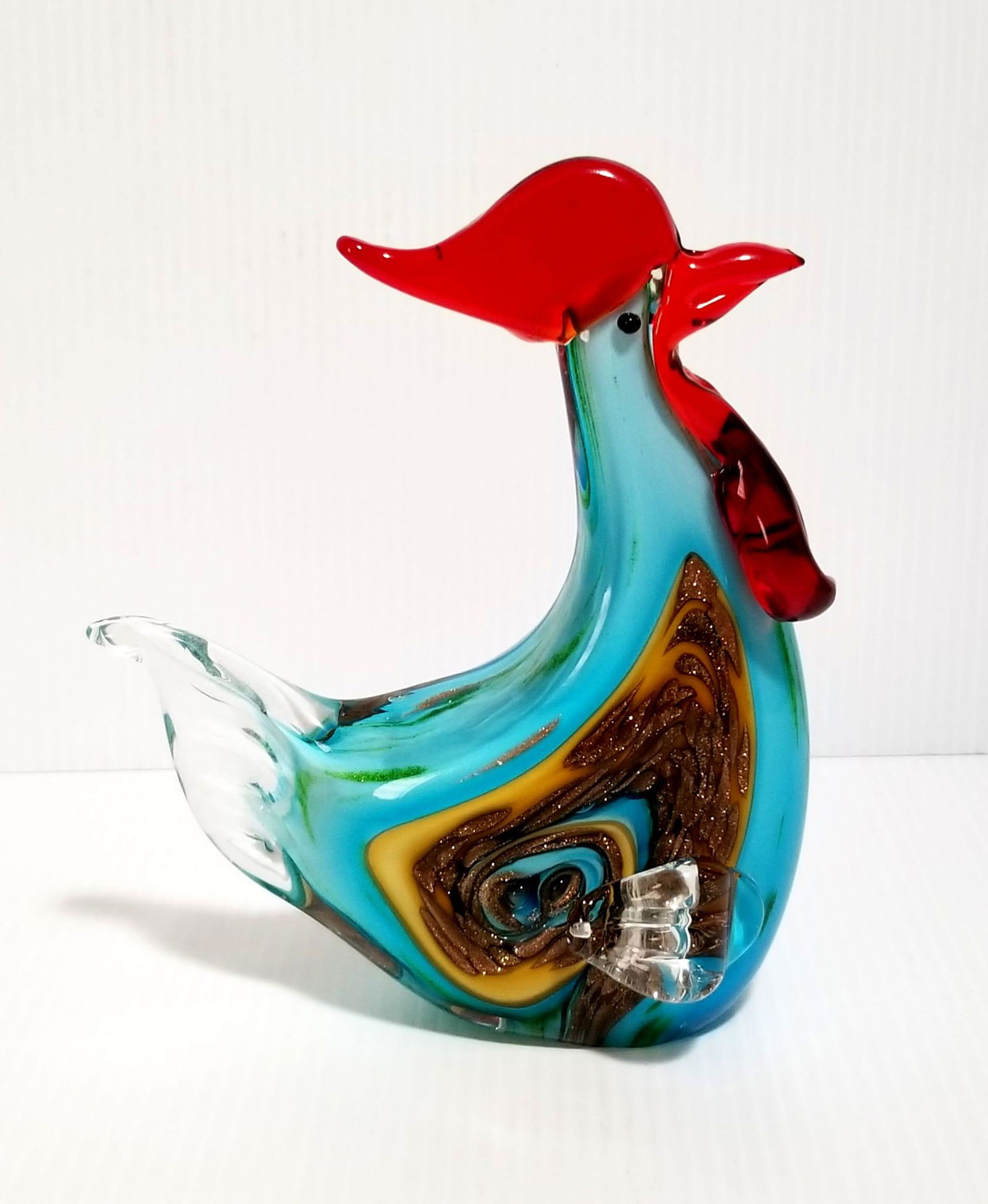 Amazing Murano Rooster Art Glass (1 of 5)