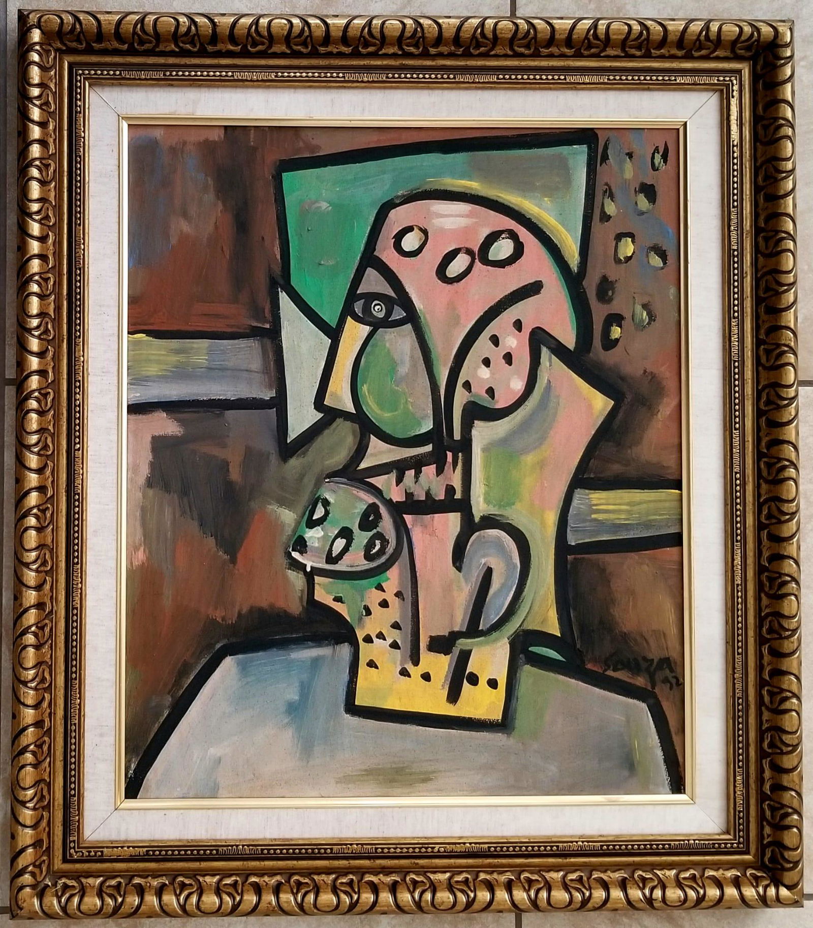 Francis Souza 1992 Oil Canvas (1 of 2)