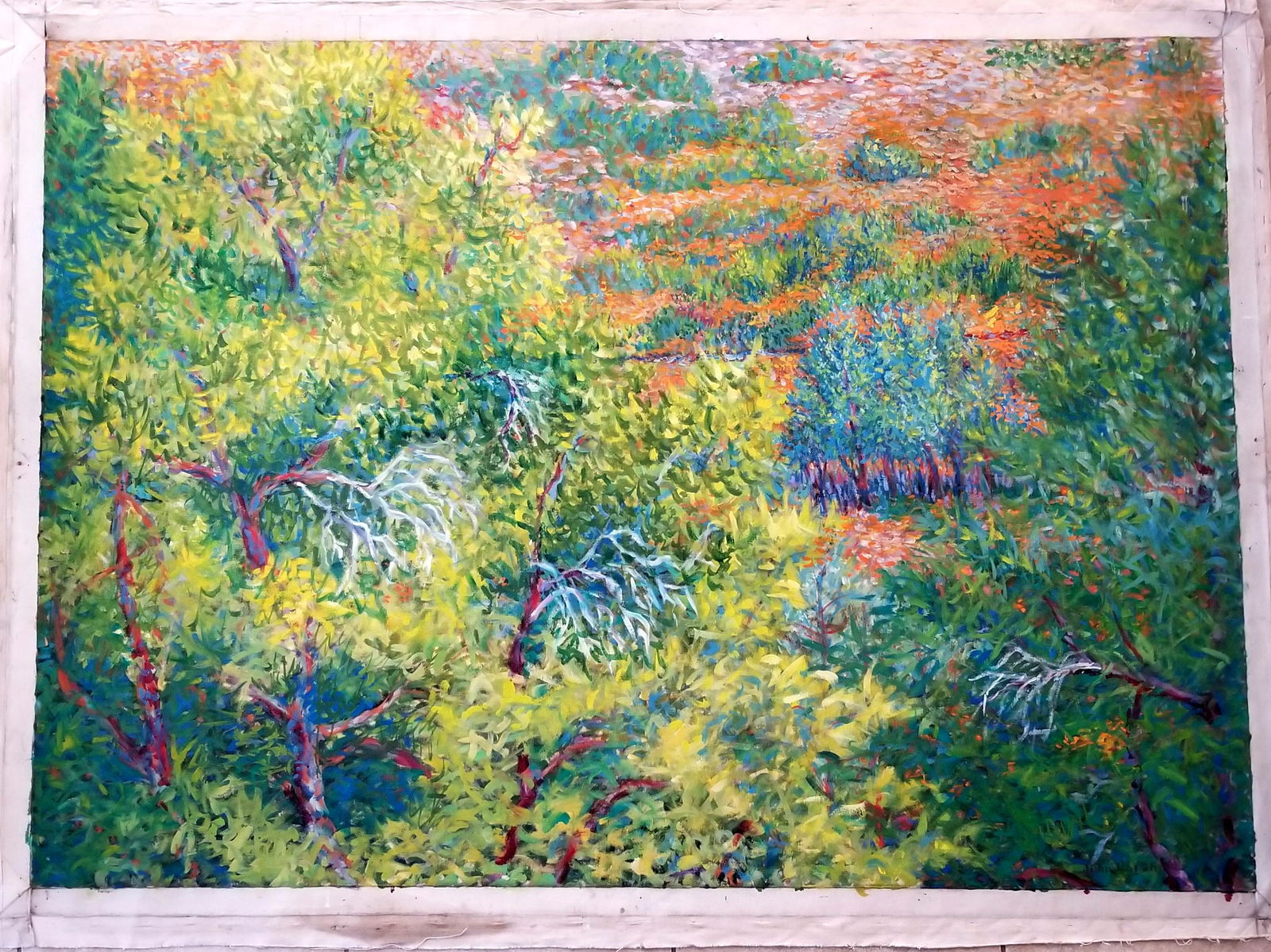 Amazing John Hogan Impressionism Oil Canvas (1 of 3)