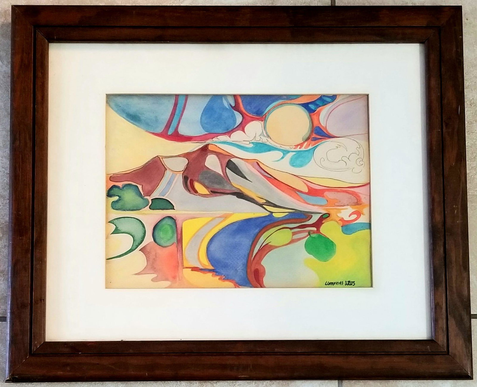 William Lumpkins 1973 Watercolor/Paper (1 of 3)