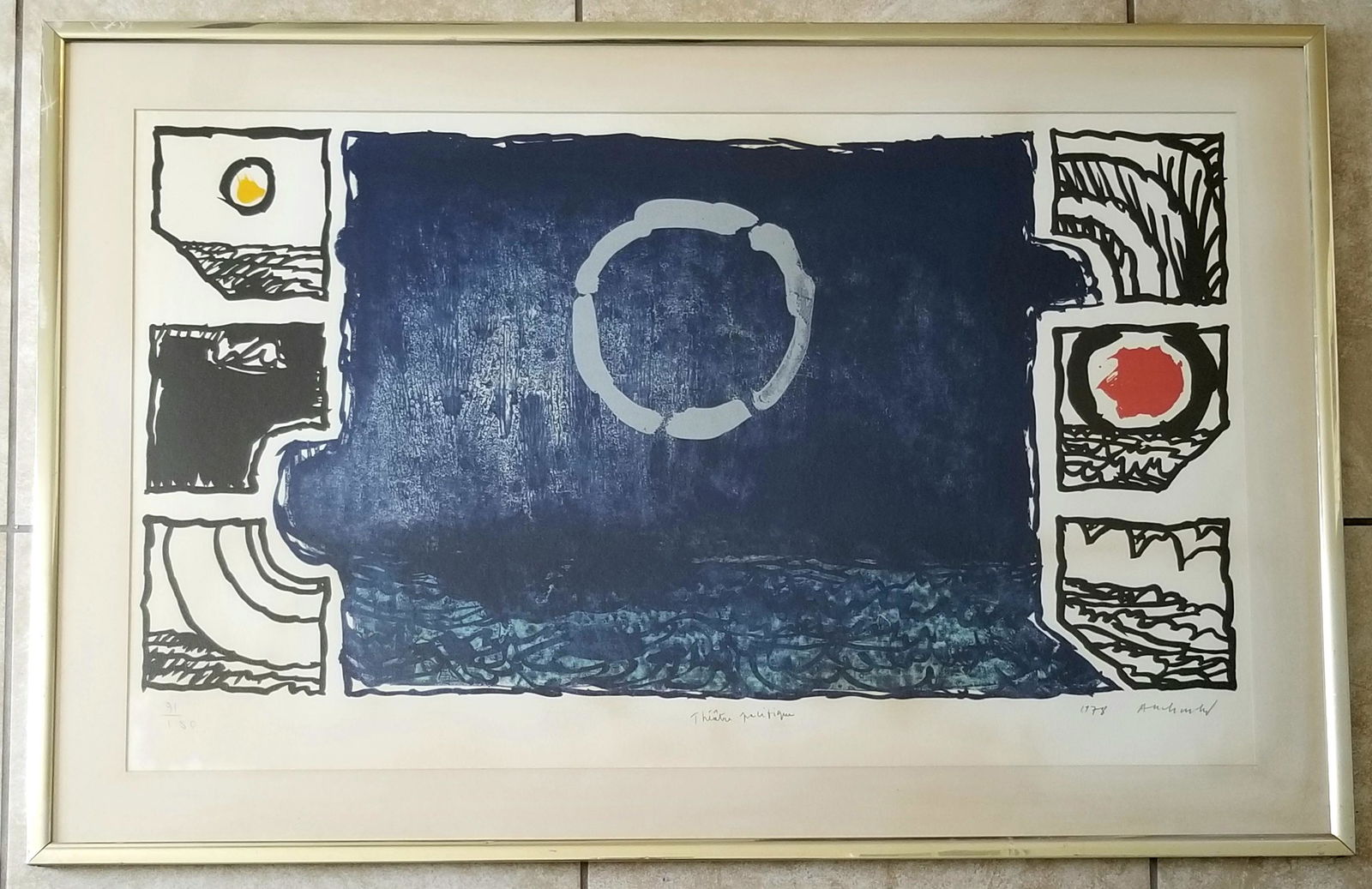 Nice Pierre Alechinsky Signed Lithograph (1 of 7)