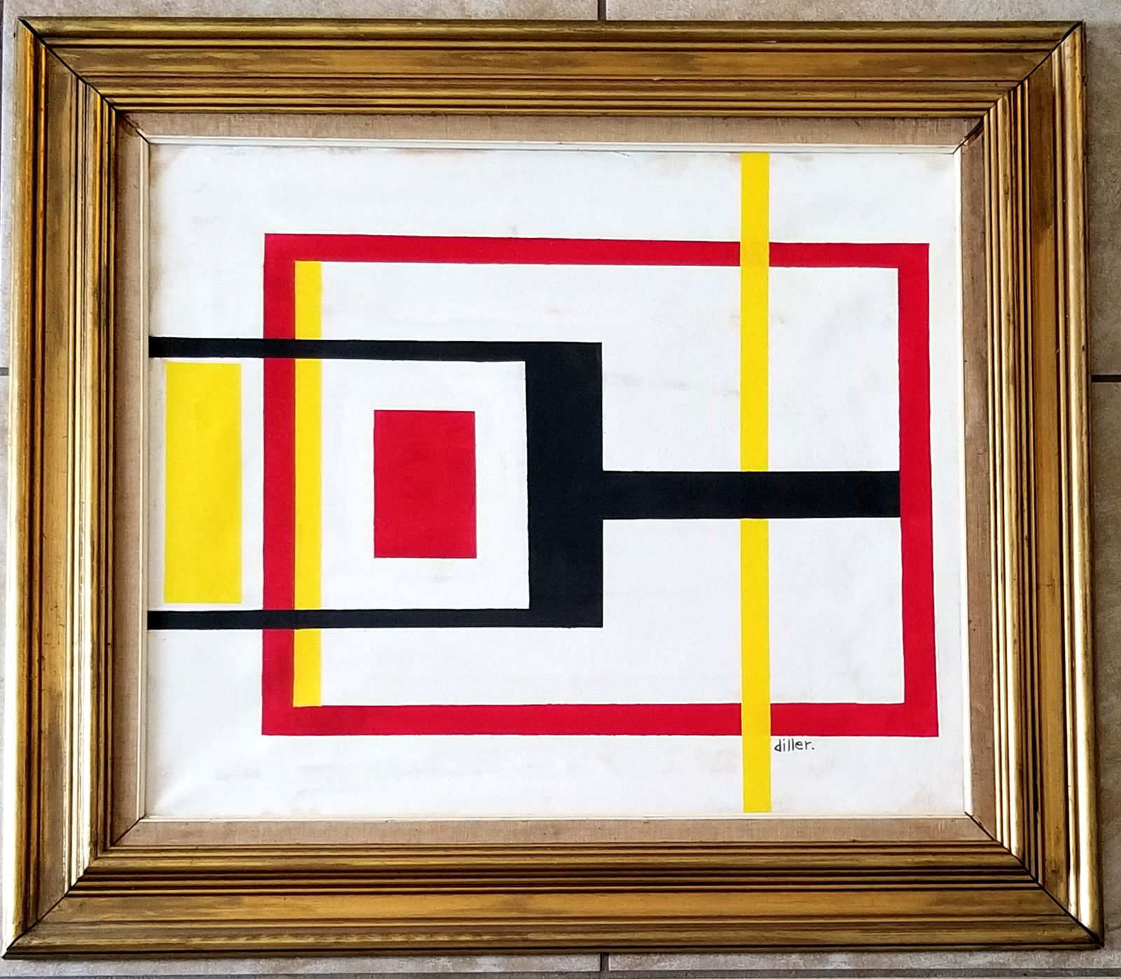 Amazing Burgoyne A Diller Oil Canvas (1 of 2)