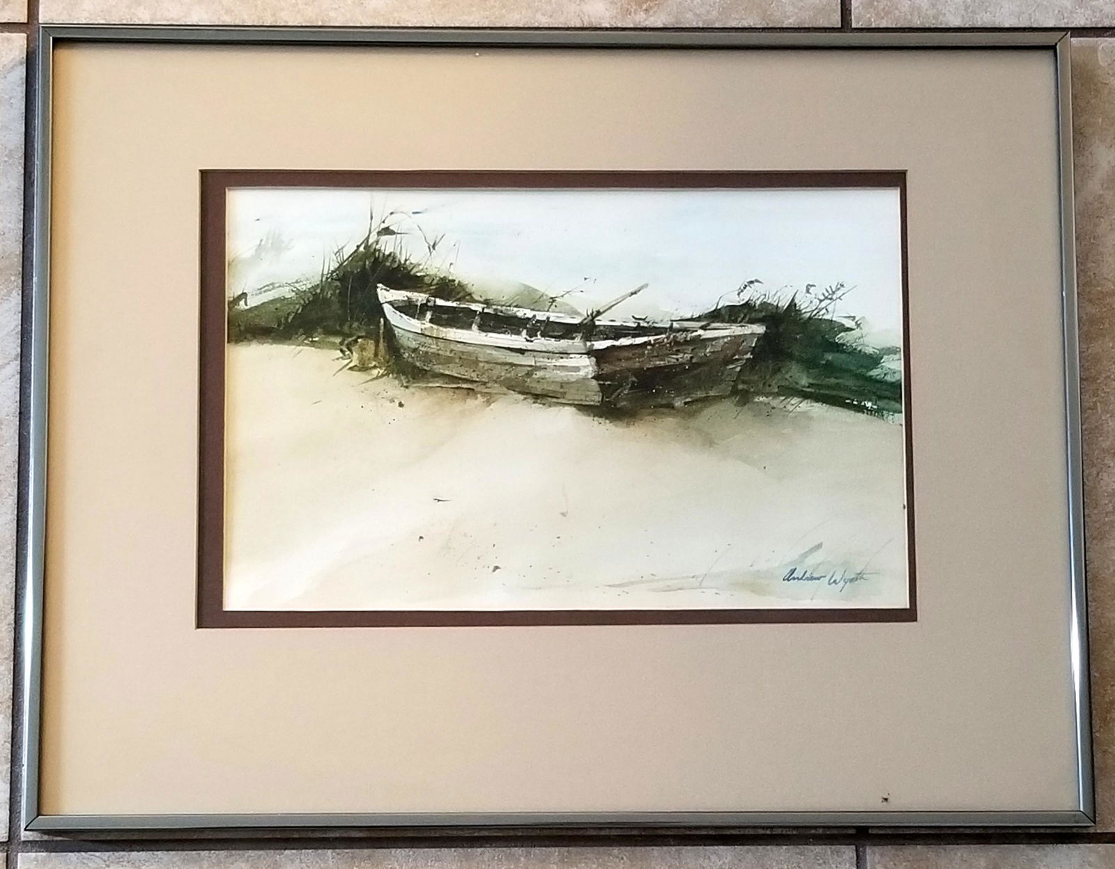 Andrew Newell Wyeth Watercolor Paper: Andrew Newell Wyeth watercolor paper. 22 x 17 inches. Provenance: private owner. Biography: 1917 - 2009. A painter of landscape and figure subjects in Pennsylvania and Maine, Andrew Wyeth became one o