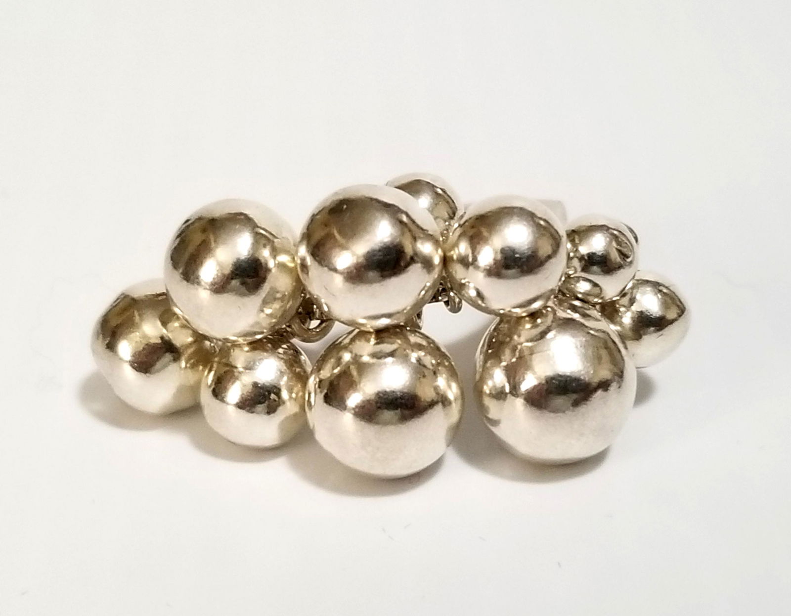 Amazing 925 Sterling Art Deco Beads Ring (1 of 5)