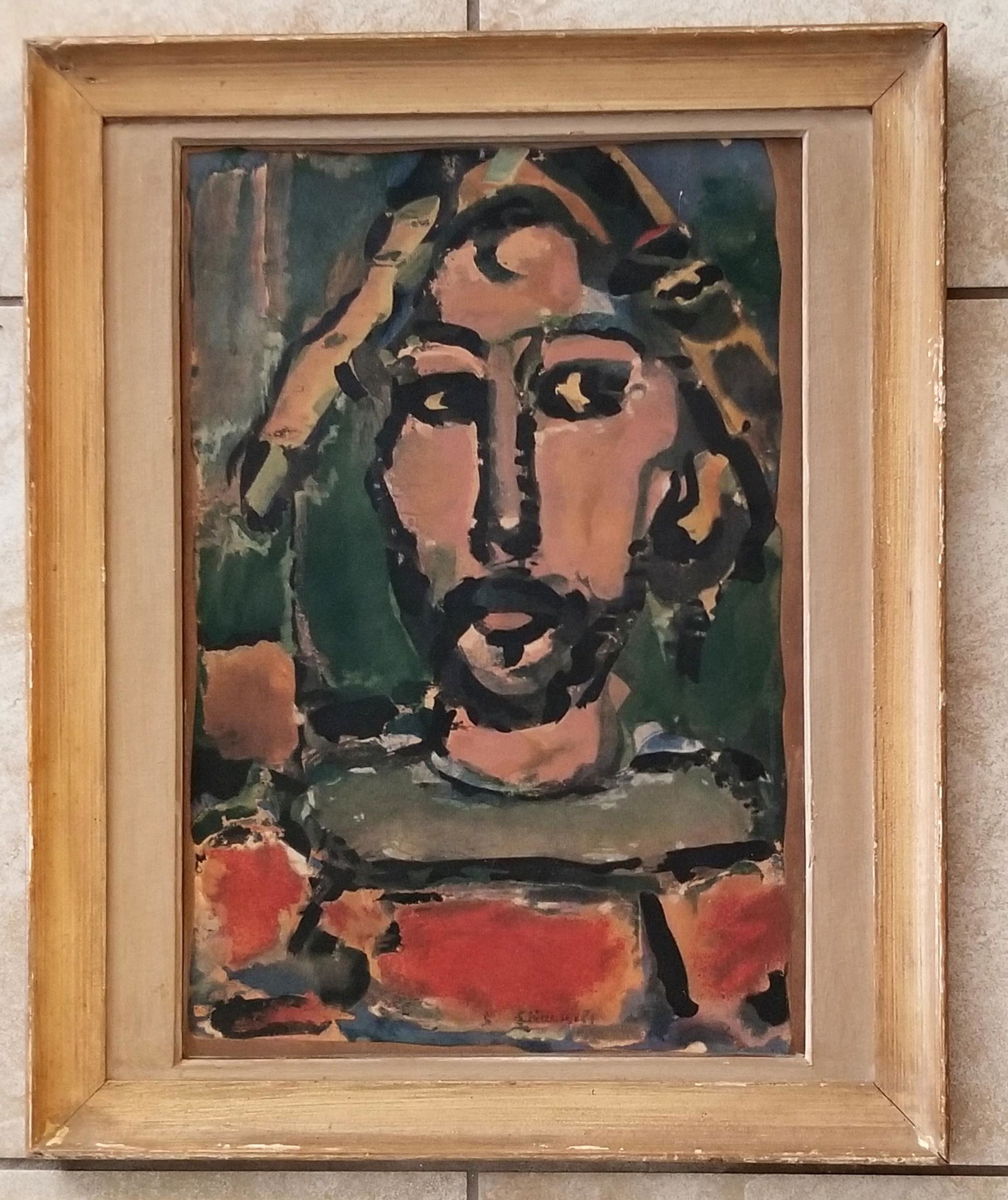 Georges Rouault Aquatint Painted in Colors (1 of 2)