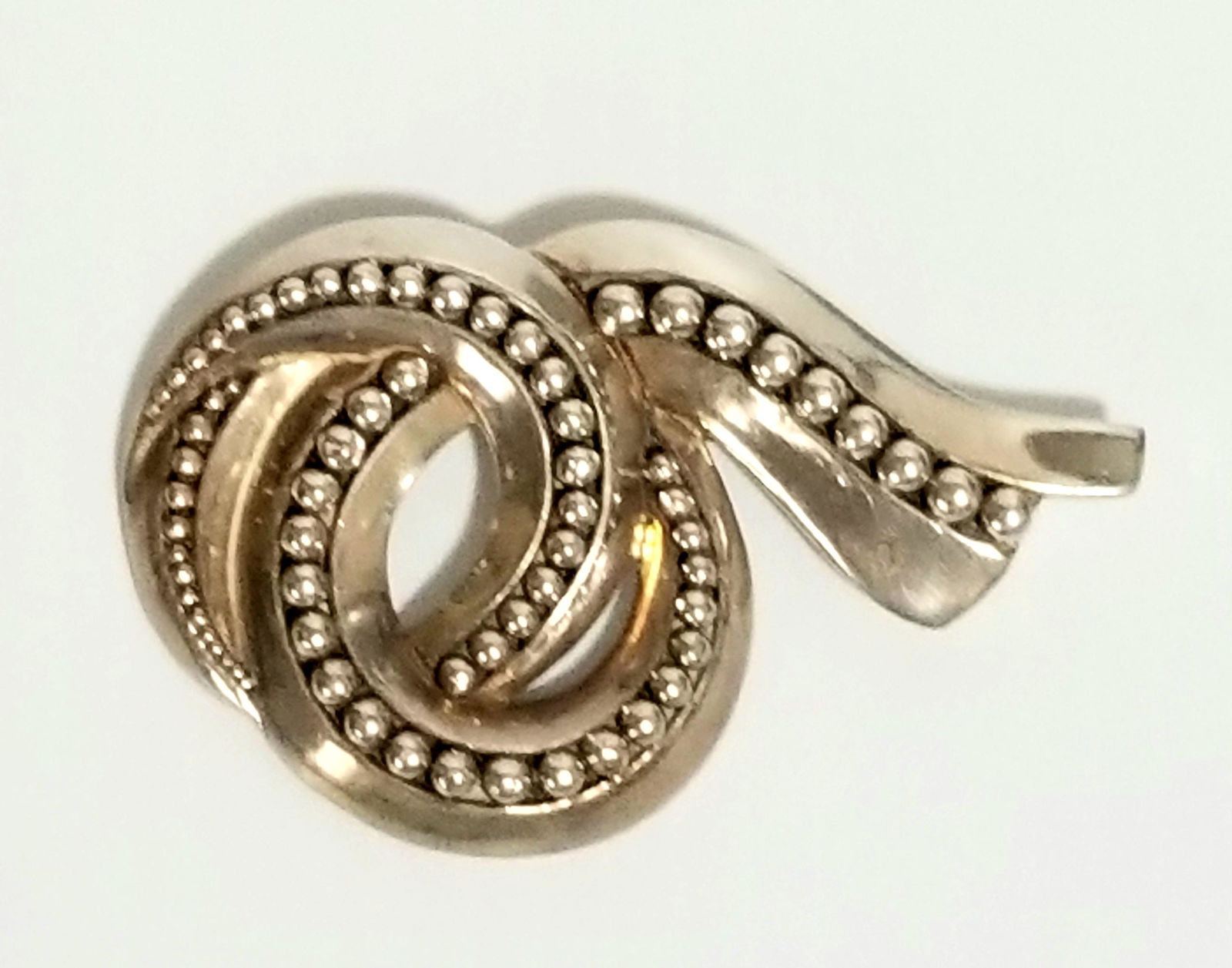 Amazing Taxco Solid Sterling Art Deco Pin Brooch (1 of 4)