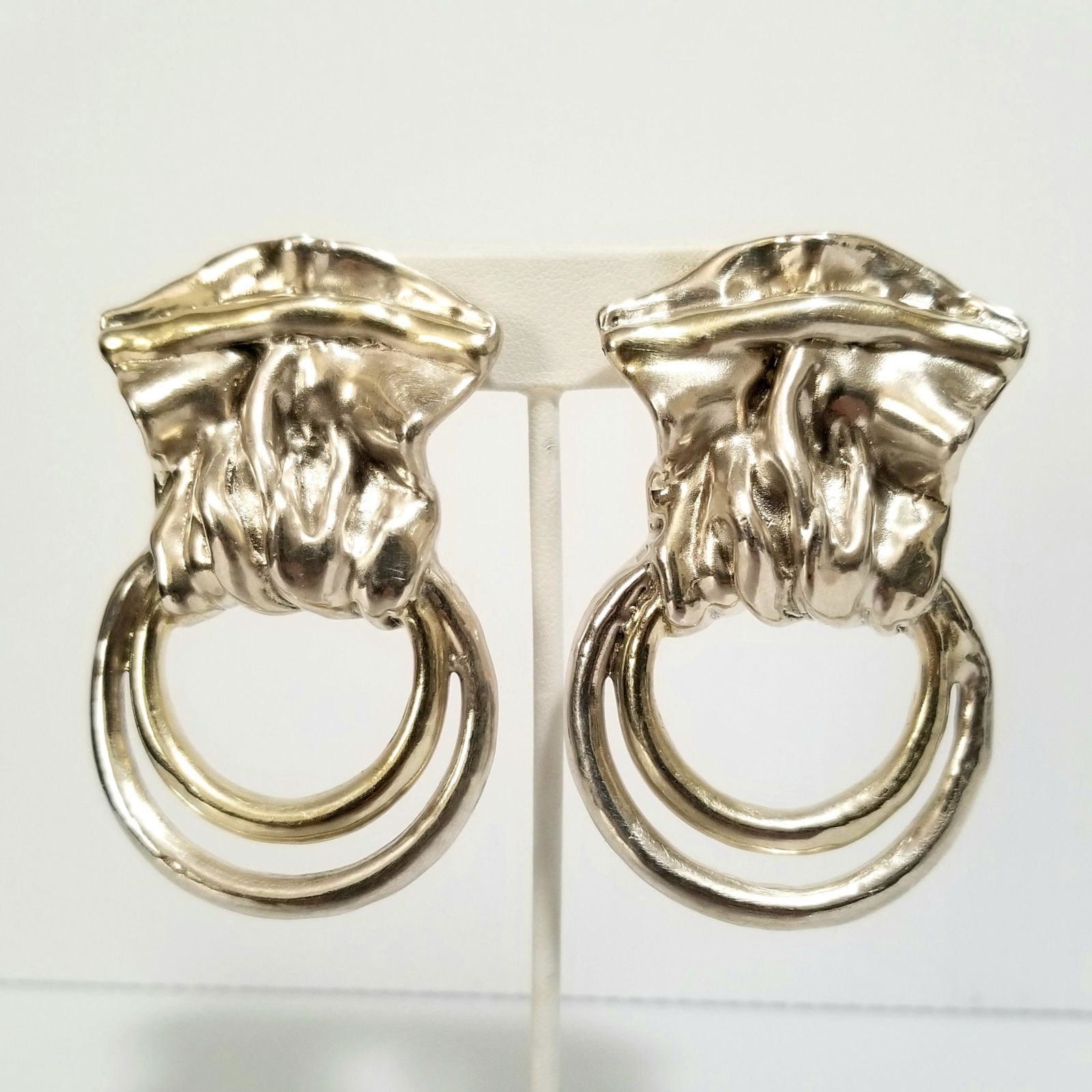 Amazing 925 Sterling Silver Large Earrings (1 of 6)