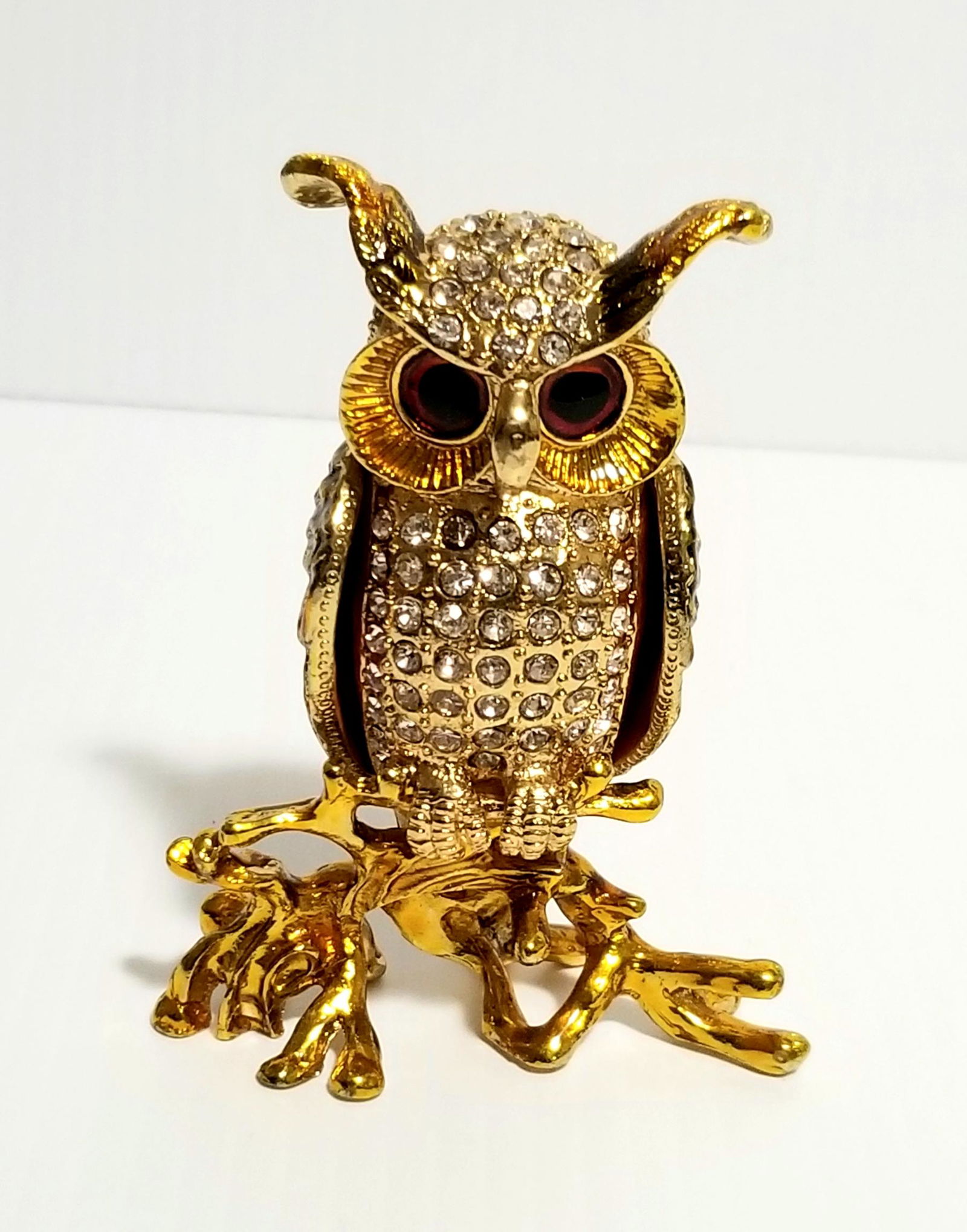 Amazing Owl Rhinestones Trinket Box (1 of 5)