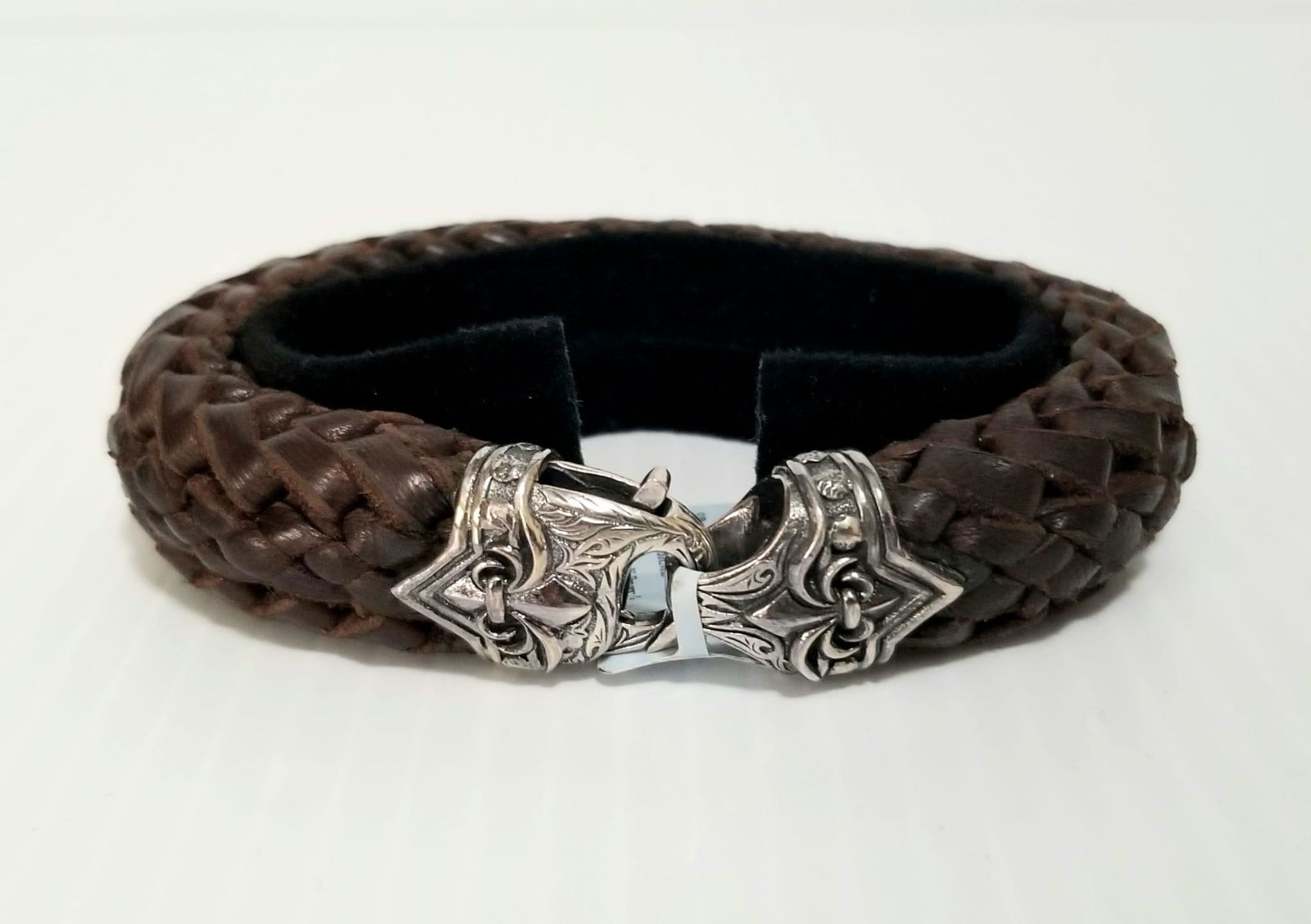 Scott Kay Brown Leather Bracelet (1 of 7)