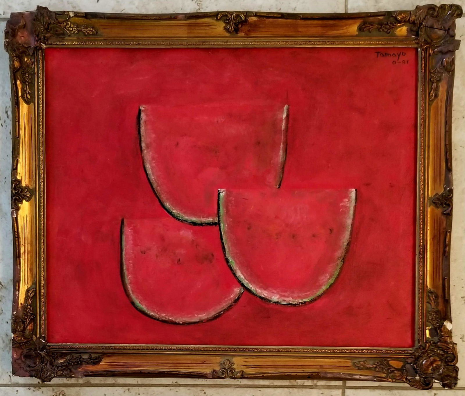Amazing Rufino Tamayo 1981 Oil Canvas (1 of 3)