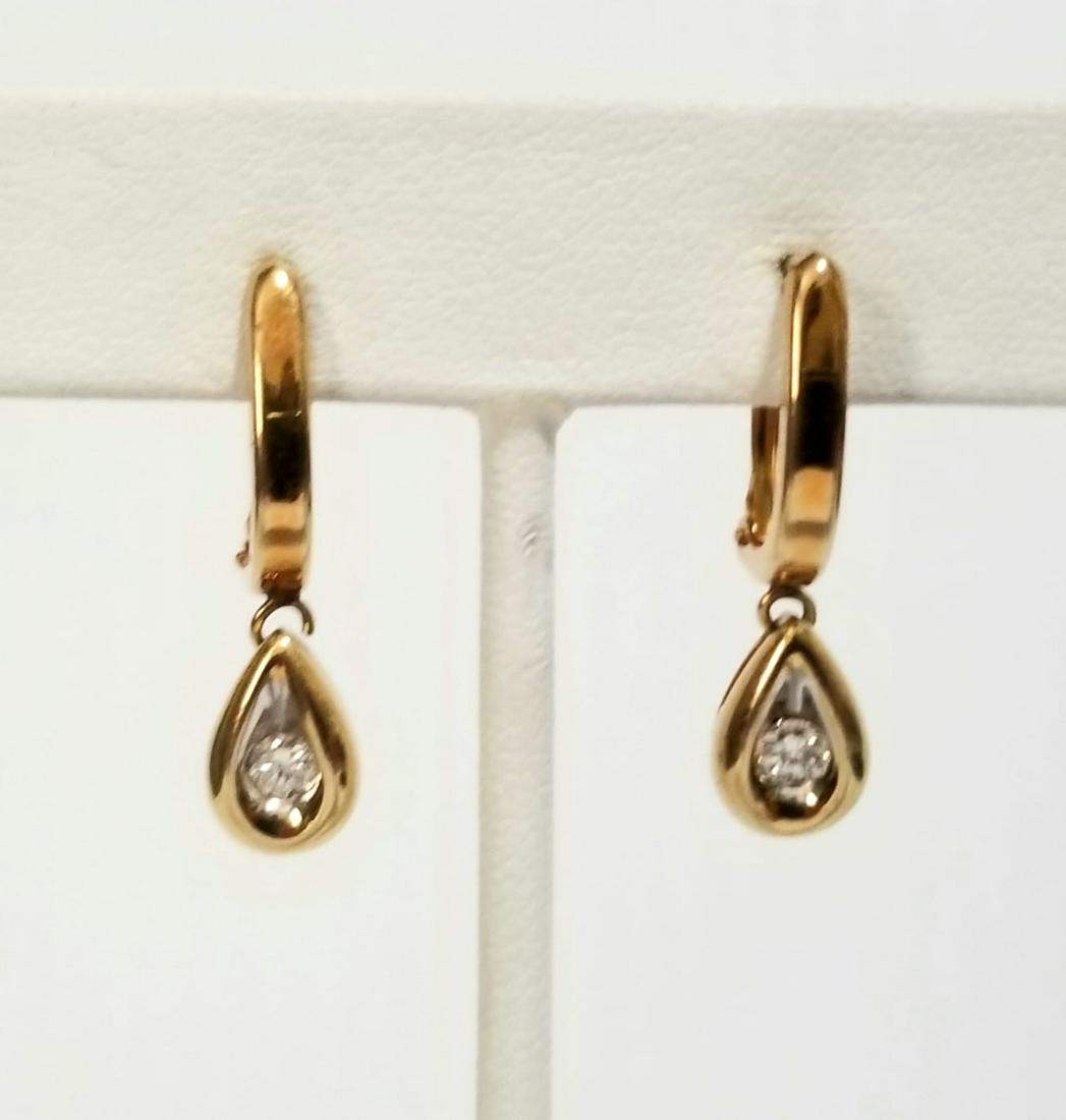Amazing 14KT Diamonds Earrings (1 of 9)