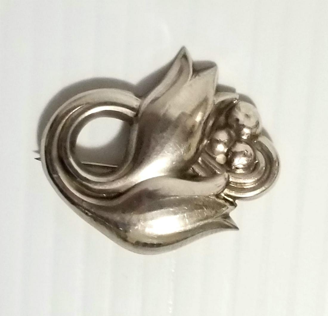 Amazing 925 George Jensen Denmark Pin Brooch (1 of 4)