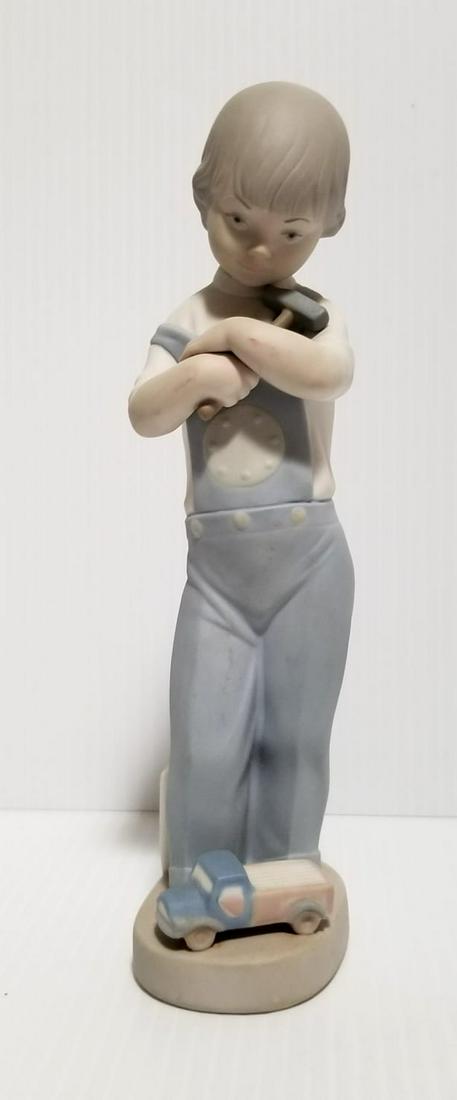 Nice Lladro Boy Playing with Toys Porcelain Figurine (1 of 6)