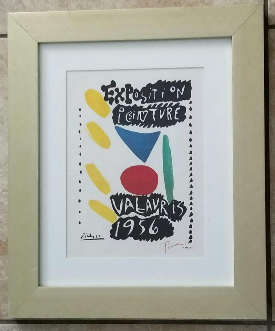 Amazing Valavris 1956 Picasso Print Lithograph (1 of 3)