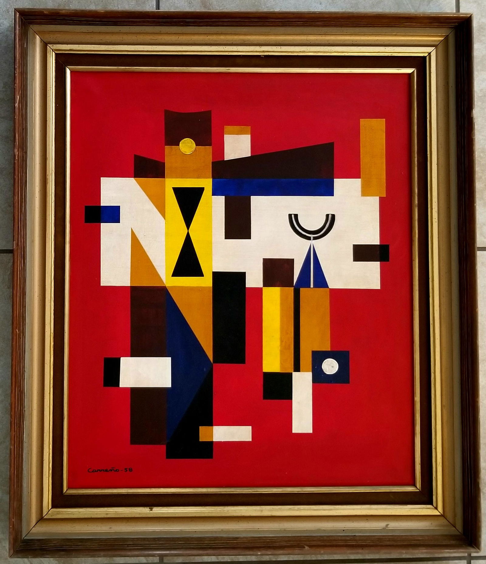 Mario Carreno 1958 Oil Canvas (1 of 3)